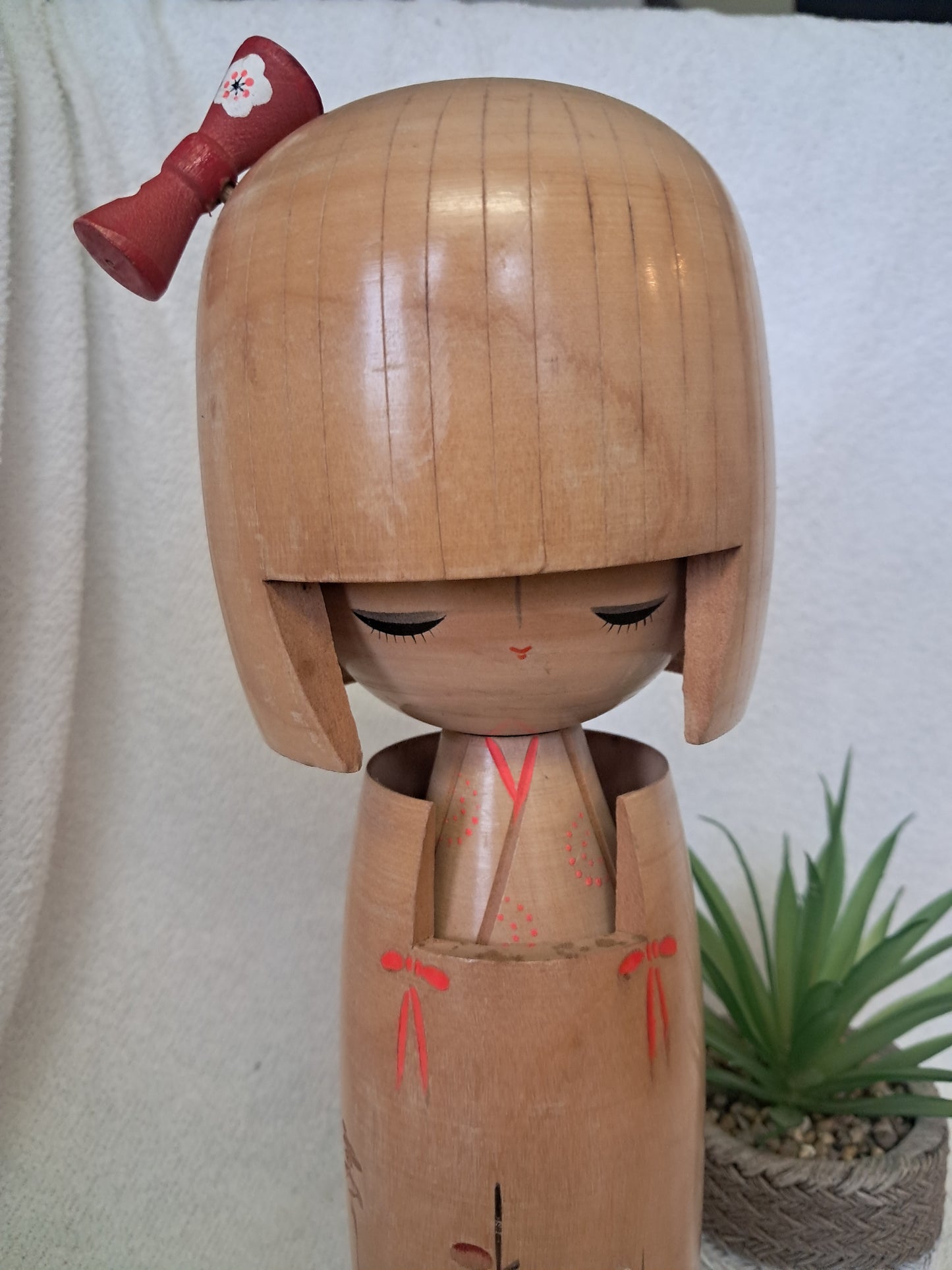 Vintage Creative Kokeshi By Miyagawa Kunio (1933-) - 32cm