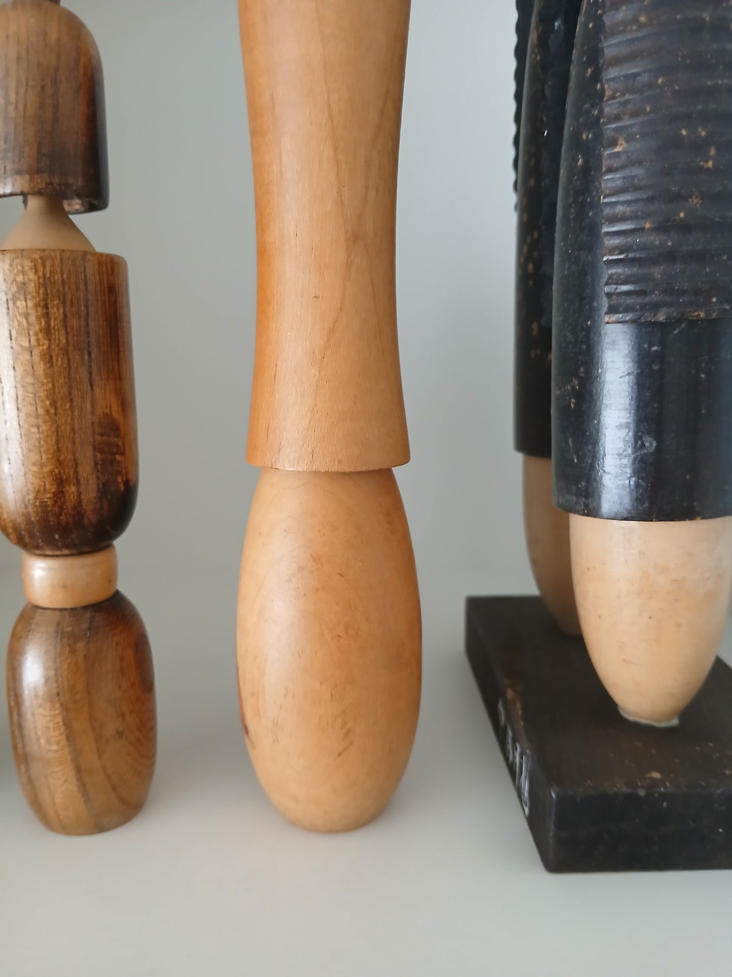 Set of 4 kokeshi by Shozan shido (1932-1995)