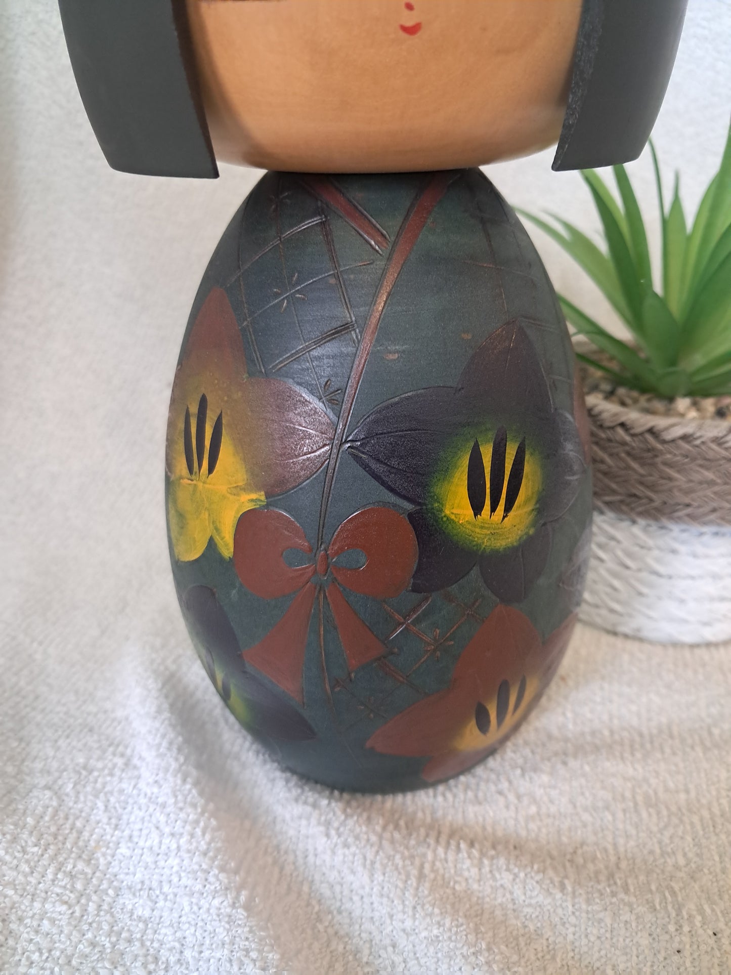 Vintage Gumma Kokeshi by Yuji Kawase (1938-)