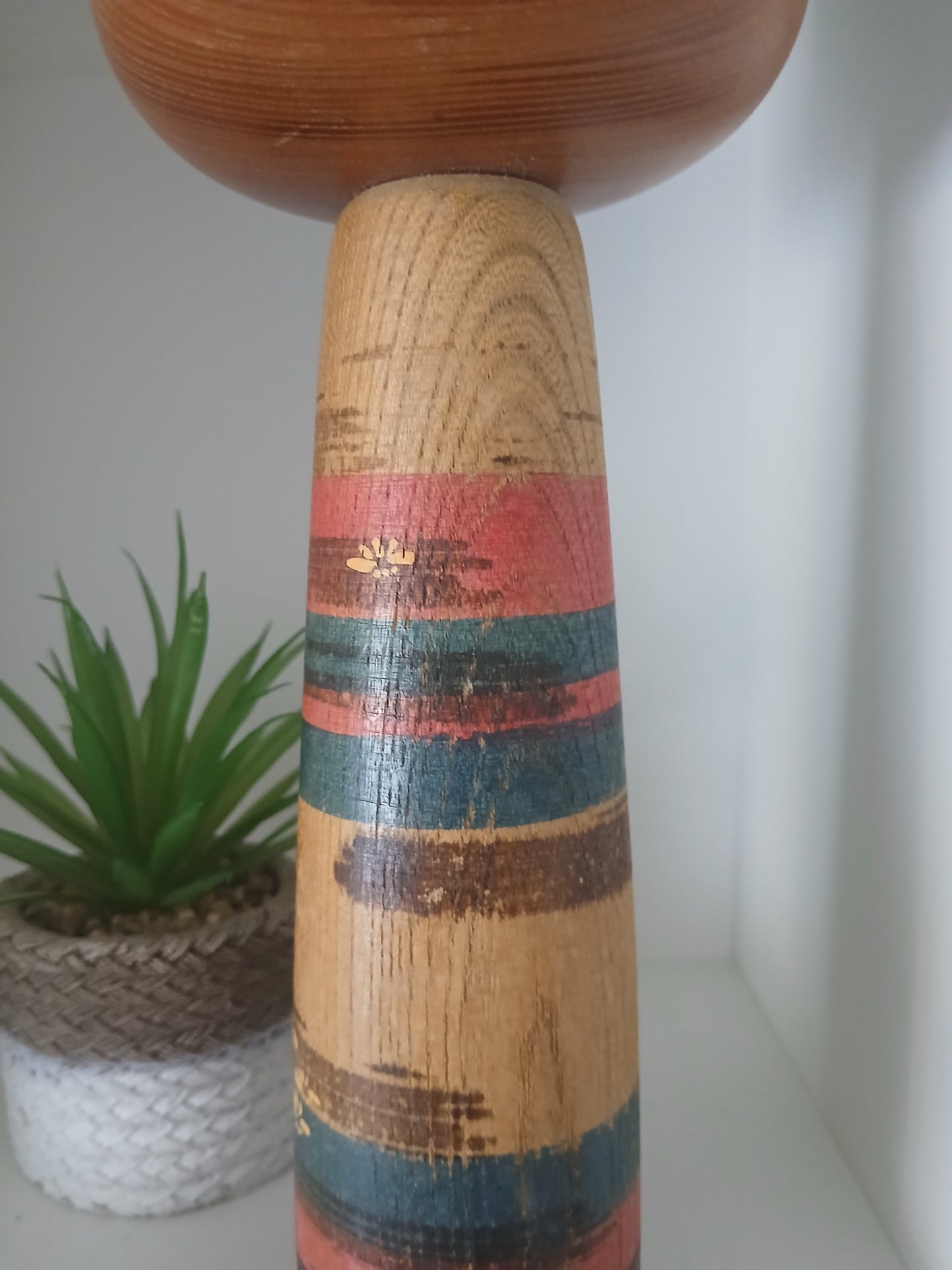 Big vintage creative kokeshi made by Sanpei Yamanaka (1926-2012)