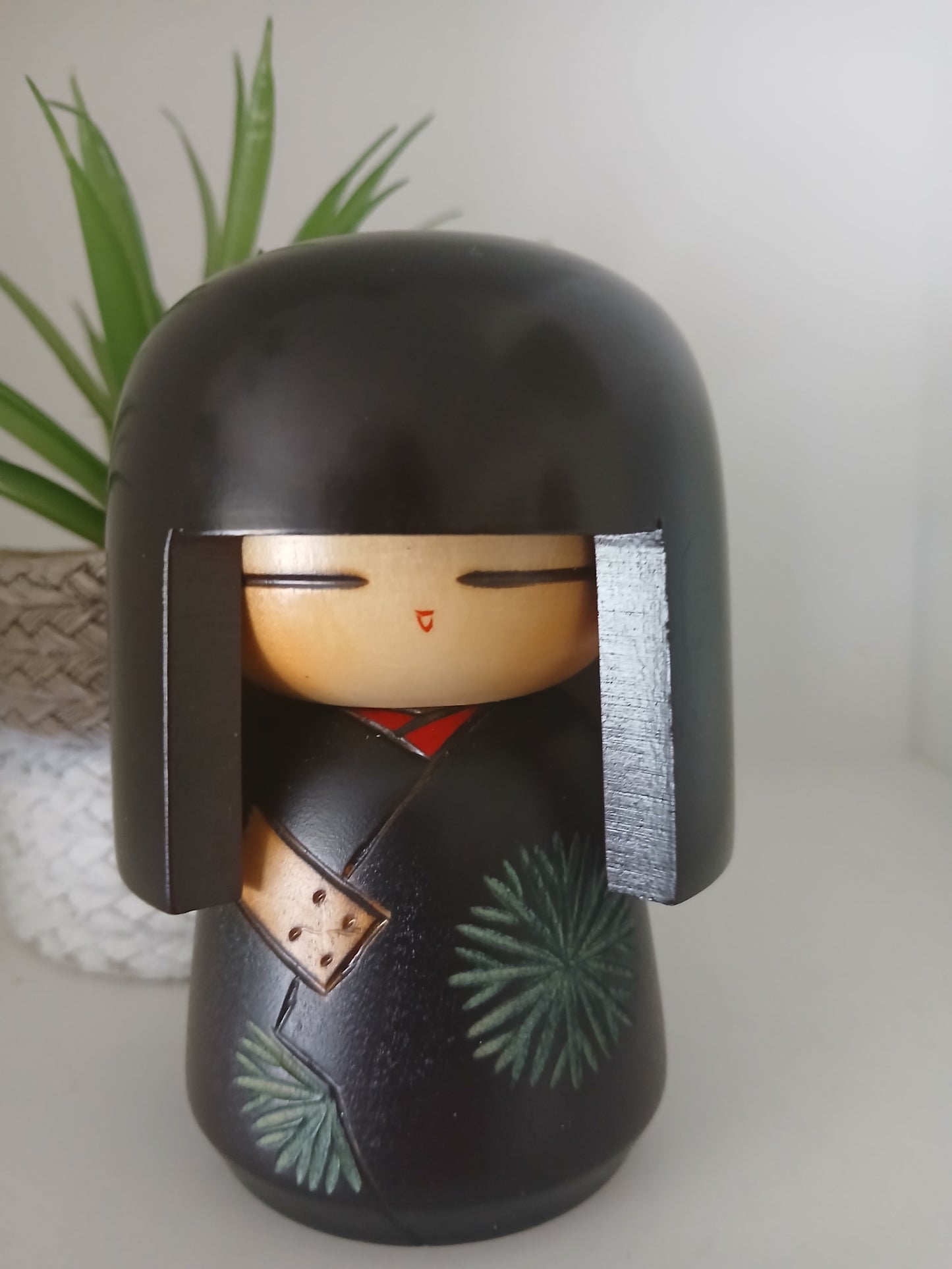 Vintage Gumma Kokeshi van Sumitani Kohji