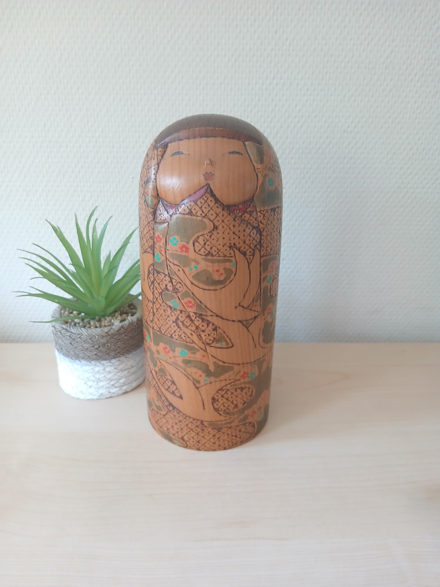 Exclusive Vintage creative Kokeshi by Kato Tatsuo (1940-)