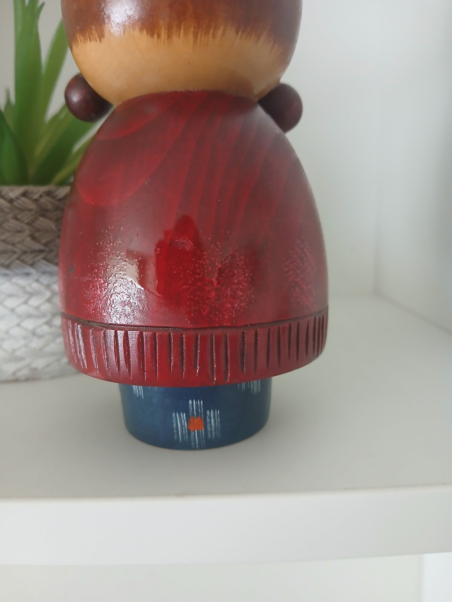 Rare Vintage Sosaku Kokeshi by Aoki Ryoka (1931-)
