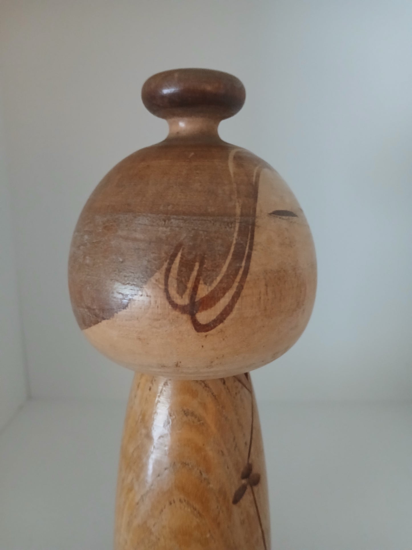 Vintage creative kokeshi by Issetsu Kuribayashi (1924-2011)