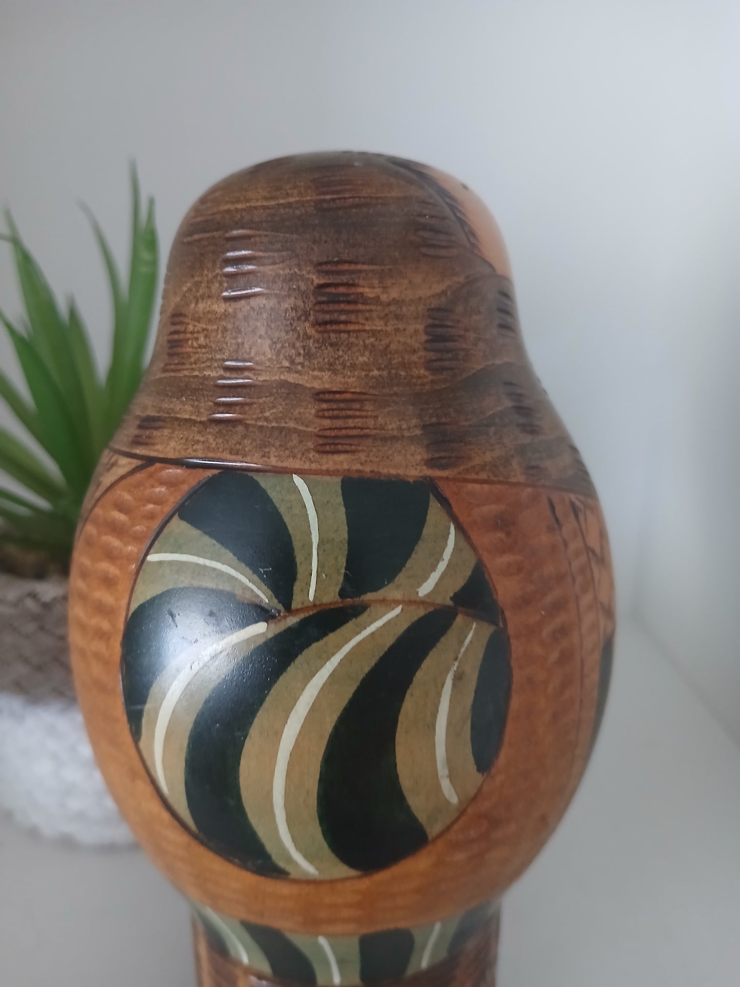Vintage creative kokeshi by Usaburo