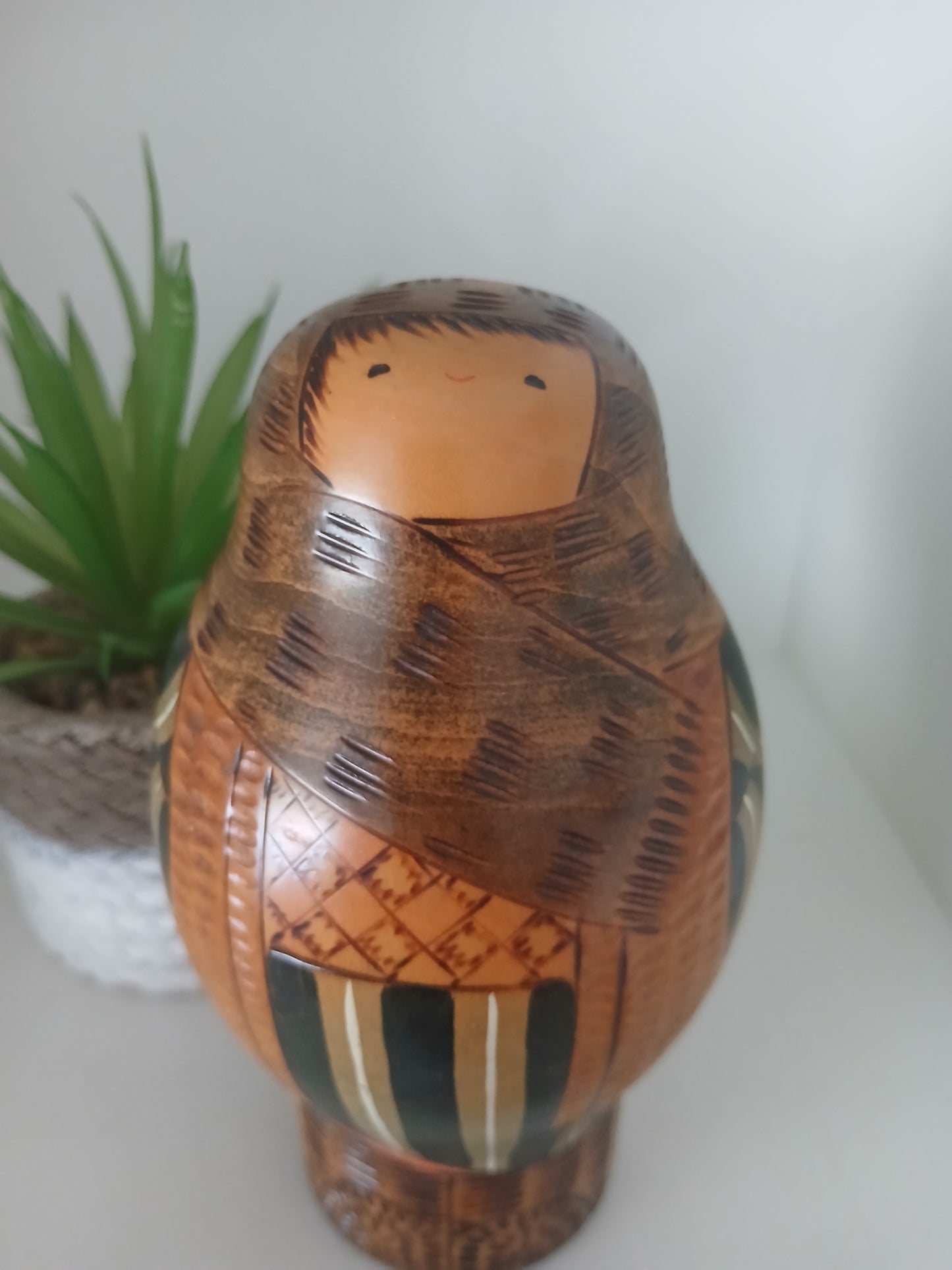 Vintage creative kokeshi by Usaburo