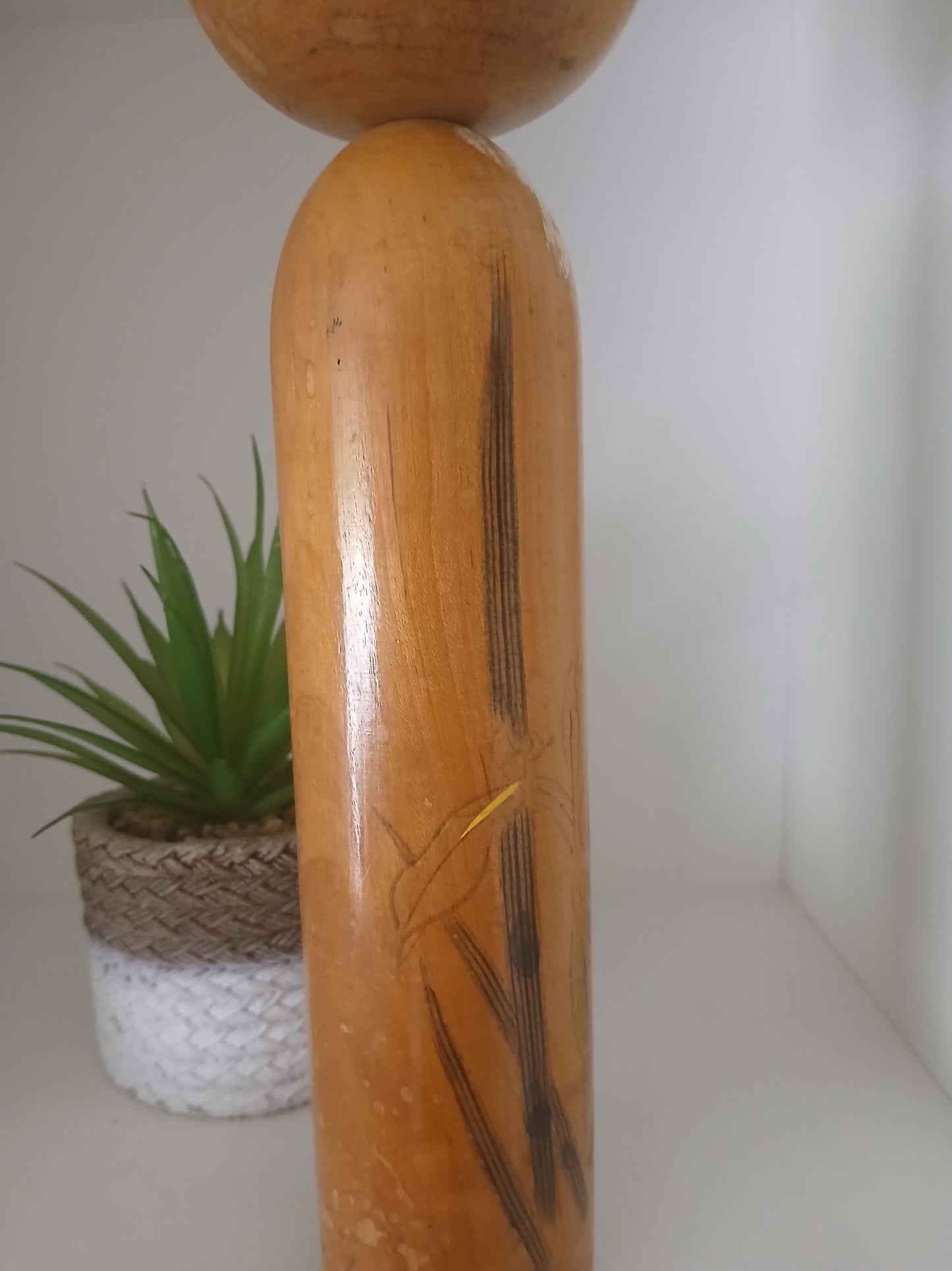 Rare kokeshi by Kato Hiroshi