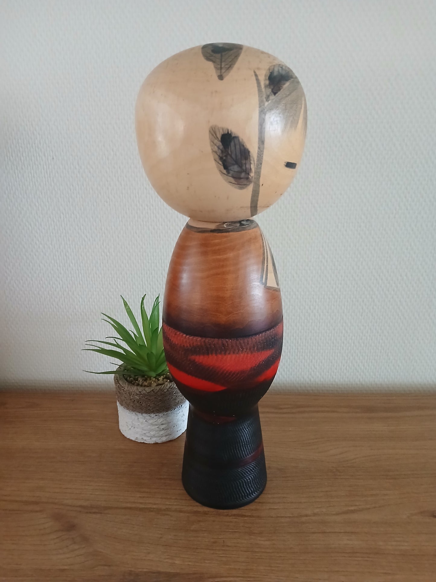 Vintage creative kokeshi by Masao Watanabe (1917-2007)