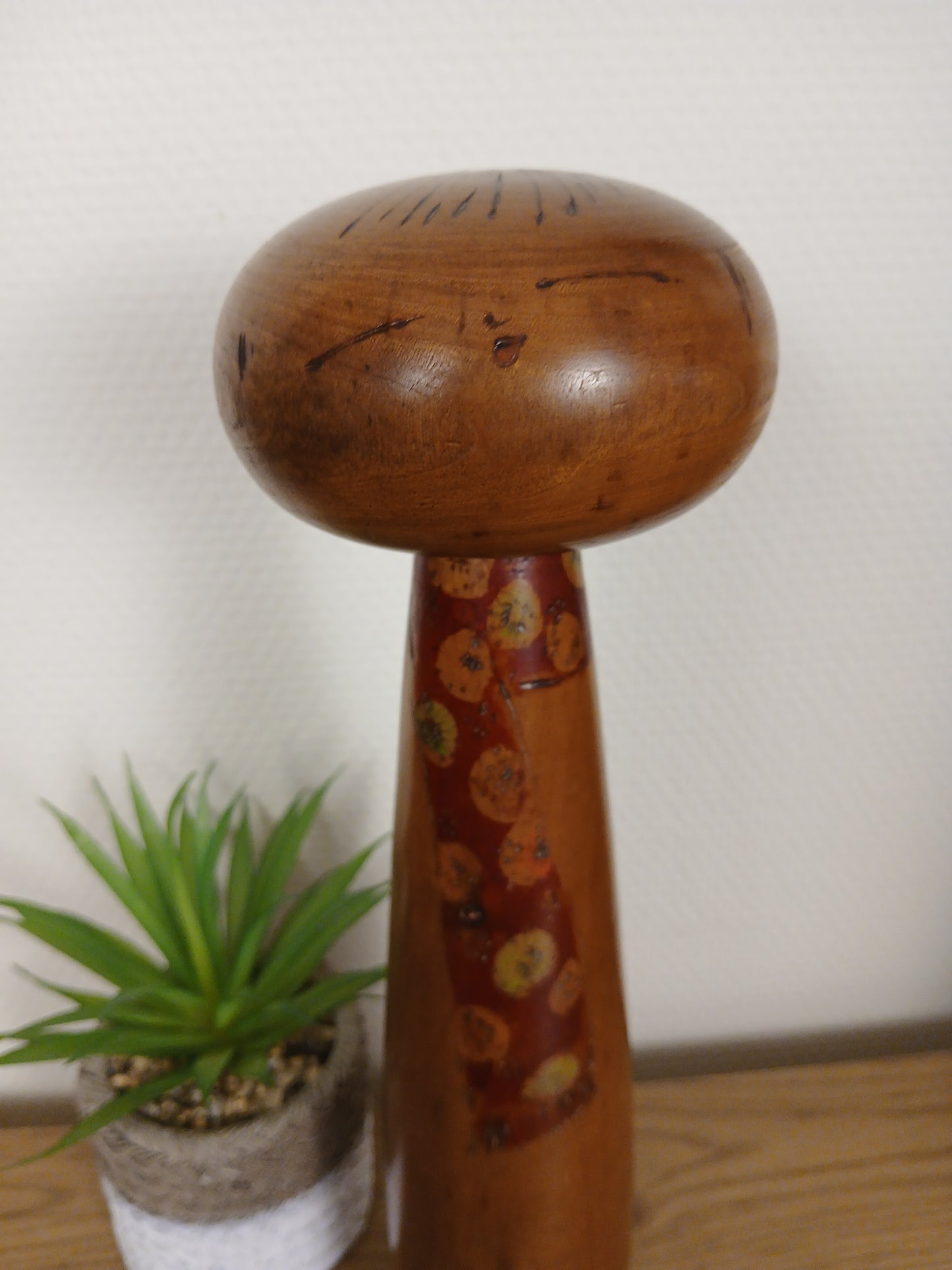 Vintage creative Kokeshi by Takahashi Hashime (1918 - 2002)