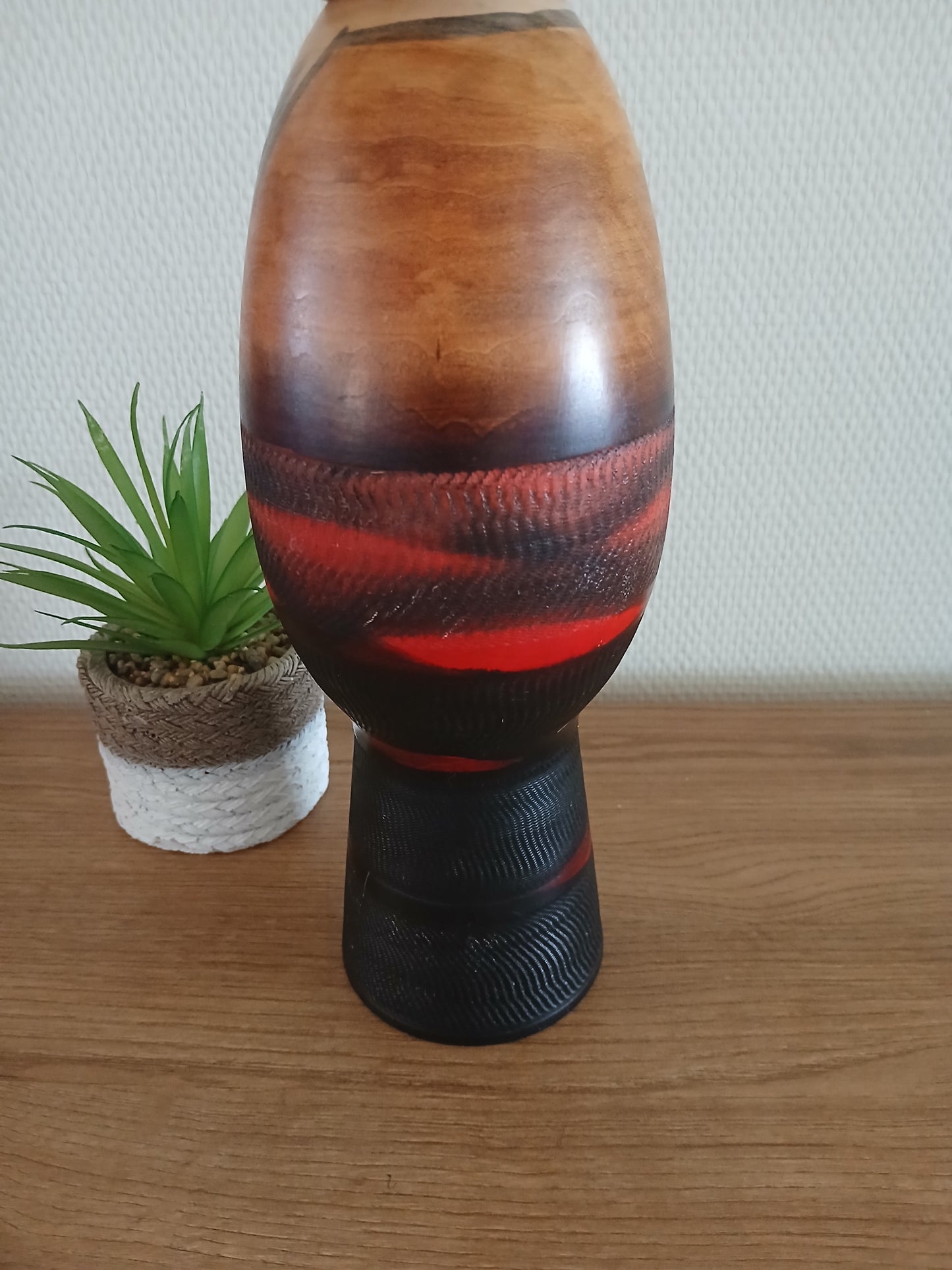 Vintage creative kokeshi by Masao Watanabe (1917-2007)