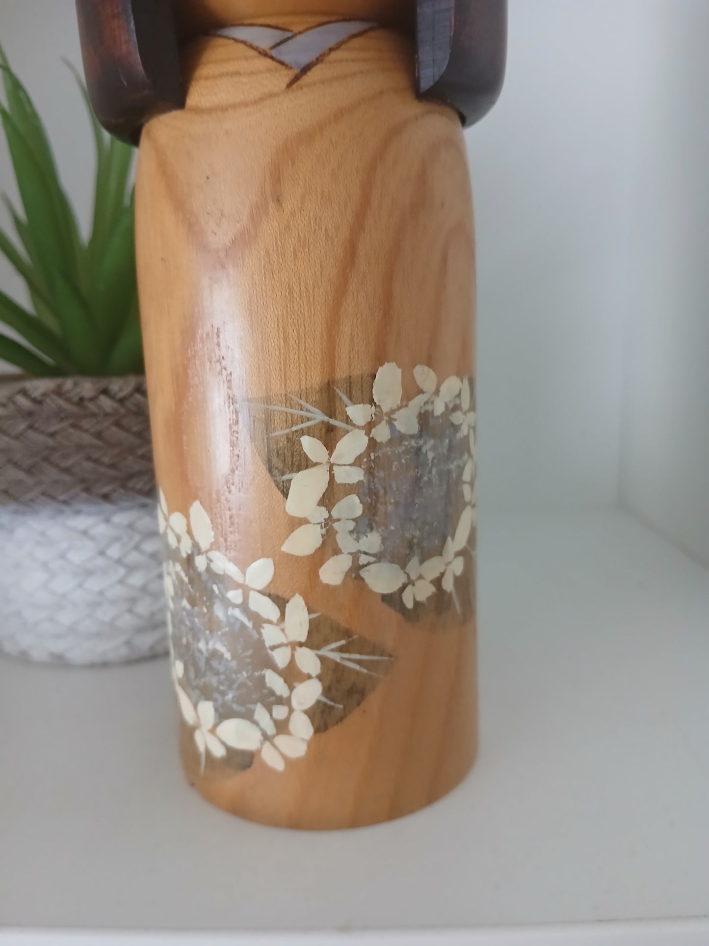 Vintage Gumma kokeshi by Usaburo