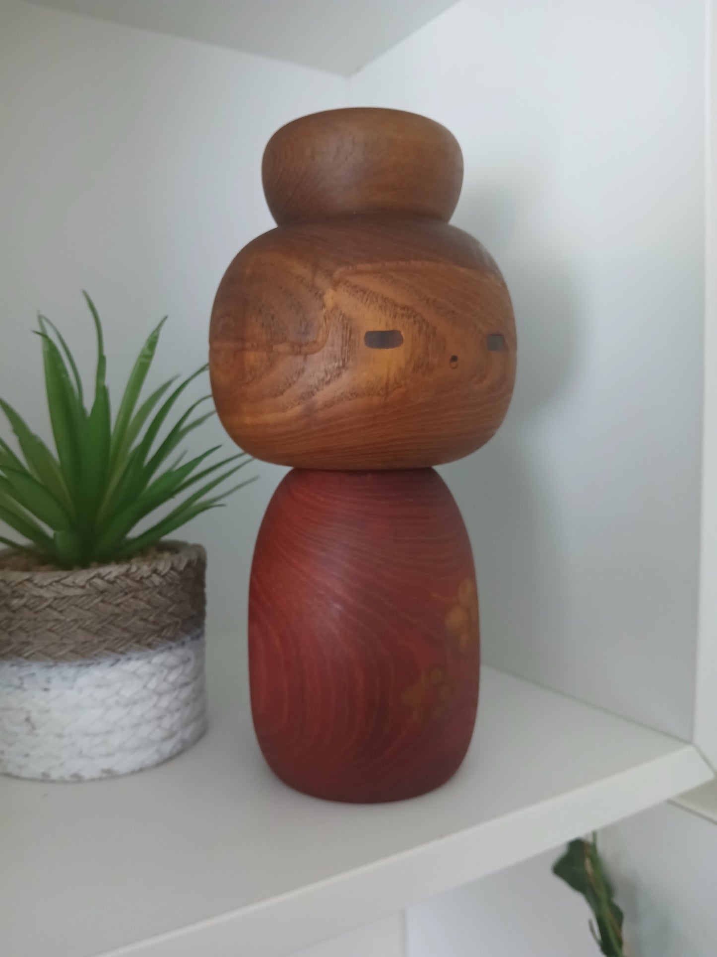Rare vintage Sosaku kokeshi mad by Sanpei Yamanaka (1926-2012)