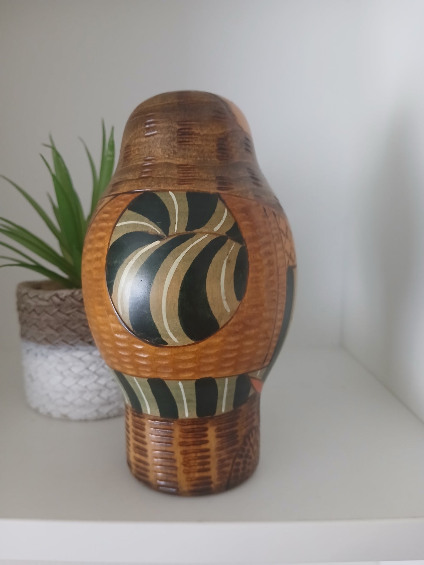 Vintage creative kokeshi by Usaburo