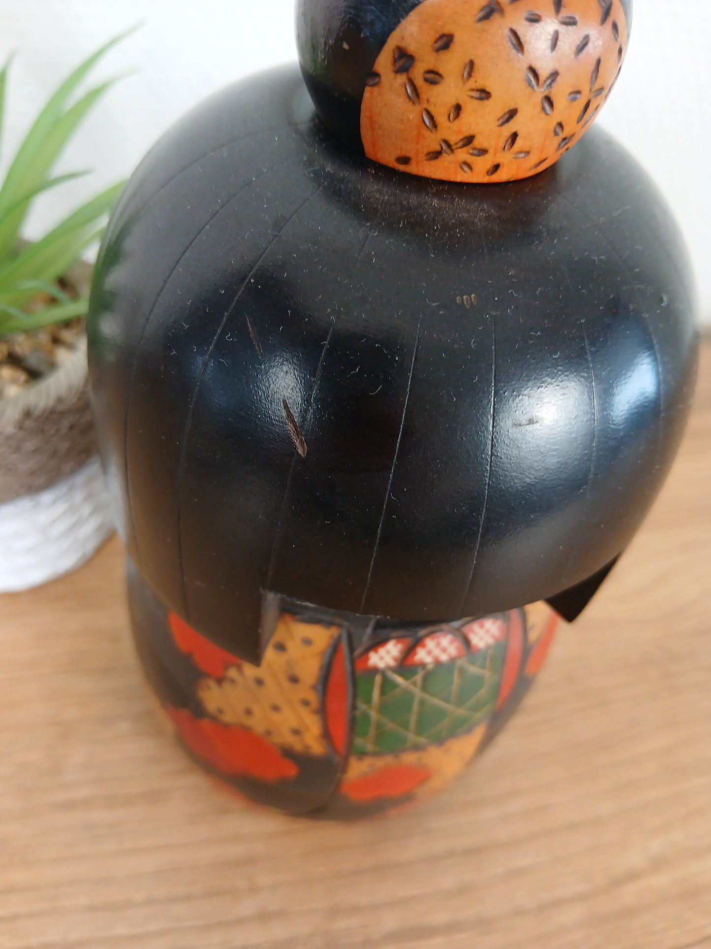Vintage Gumma kokeshi By Kazuo Takamizawa (1927-)