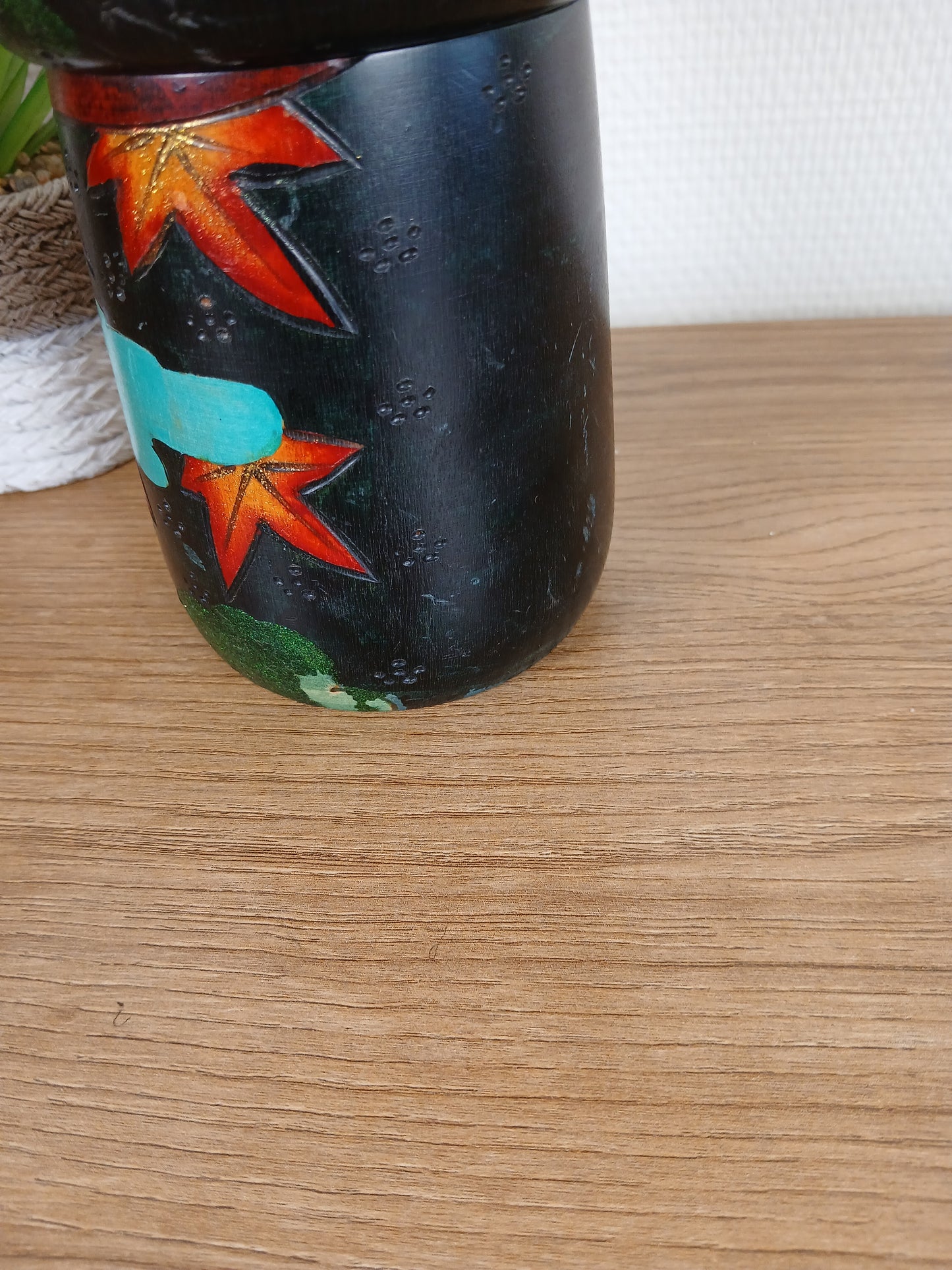 Beautiful creative Kokeshi made by Toshio Sekiguchi (1947-)