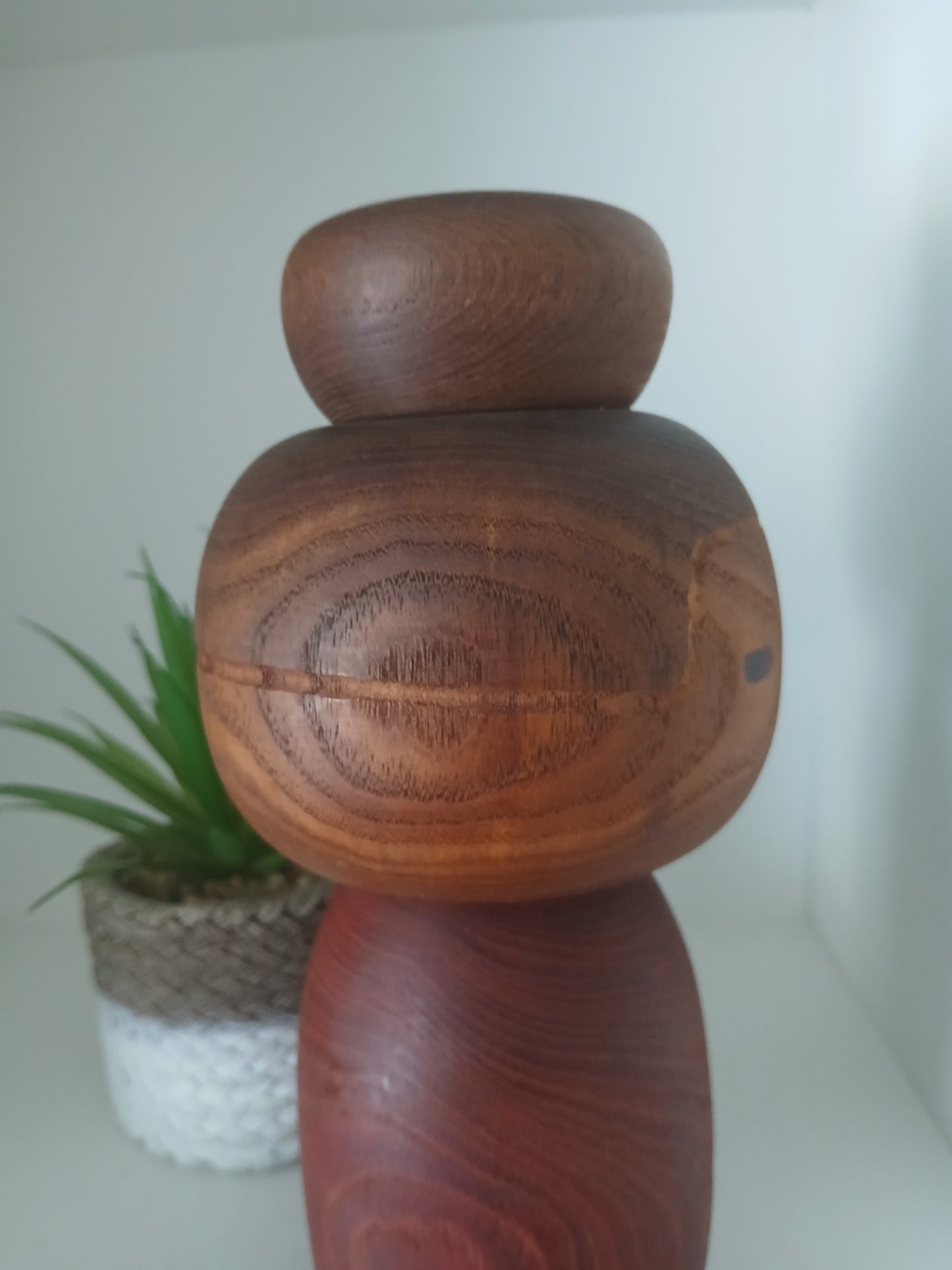 Rare vintage Sosaku kokeshi mad by Sanpei Yamanaka (1926-2012)
