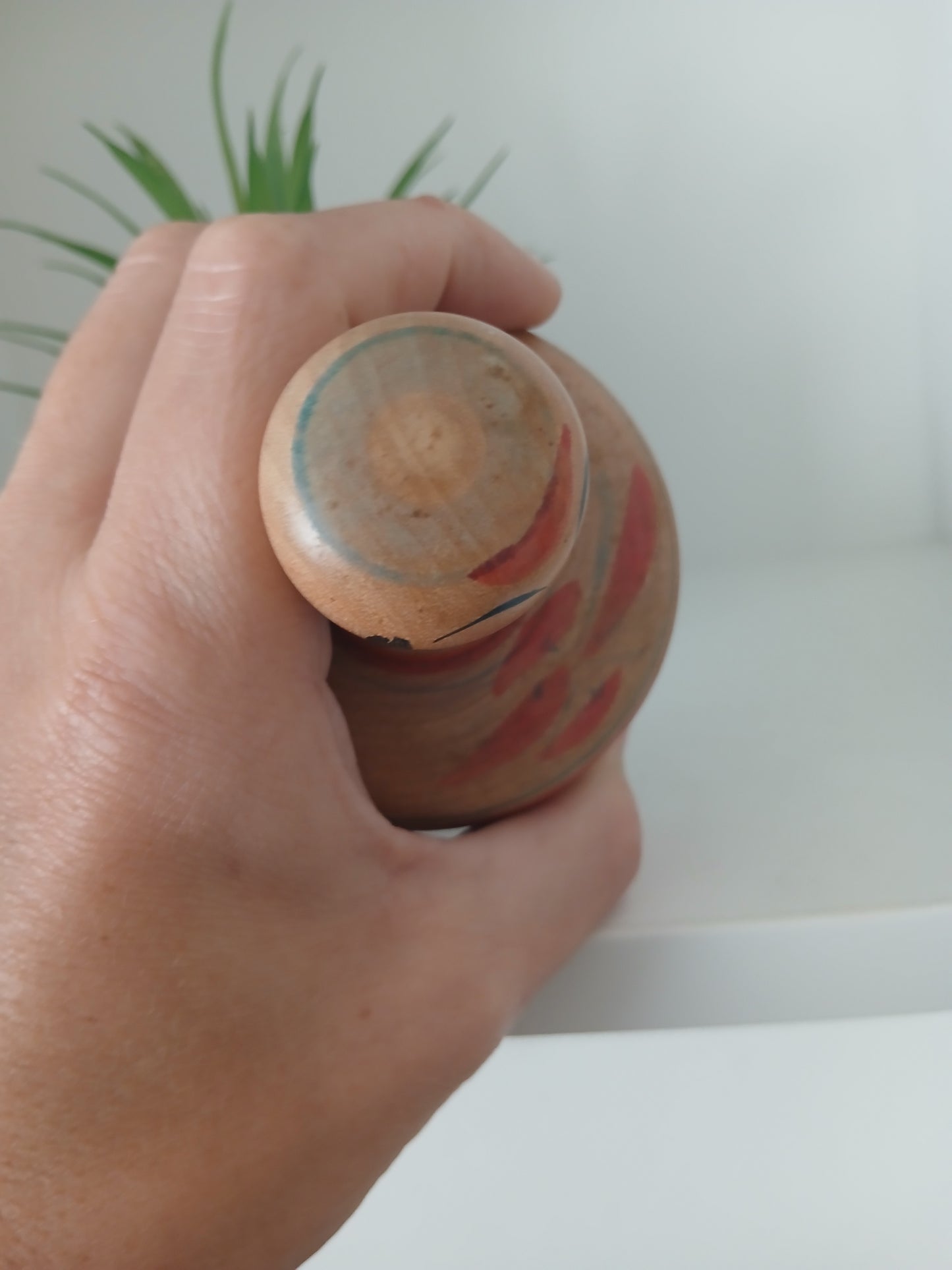 Vintage Ejiko kokeshi from the Nakanosawa strain by Fumio Kakizaki