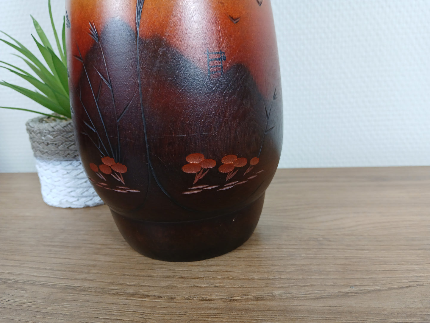 Vintage big chunky Gumma Kokeshi by Masae Fujikawa (1942-2015)