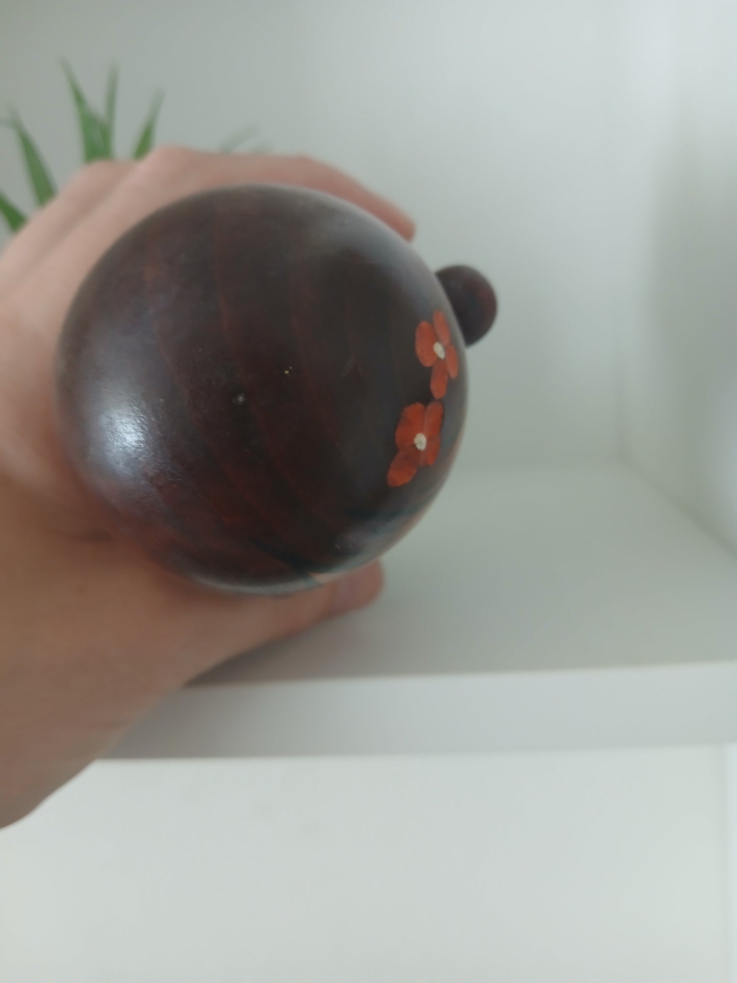 Rare Vintage Sosaku Kokeshi by Aoki Ryoka (1931-)