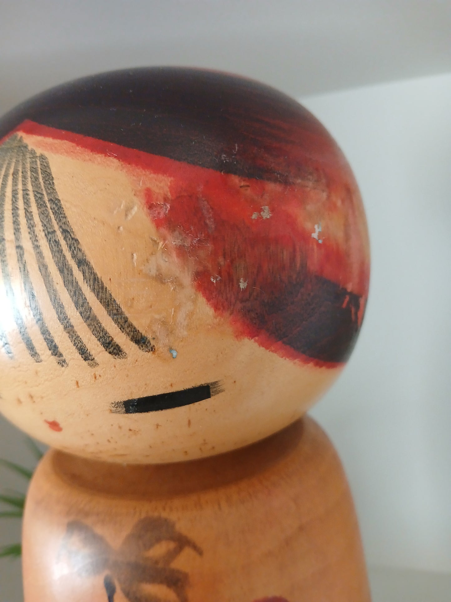 Rare vintage sosaku Kokeshi made by Masao Watanabe (1917-2007)