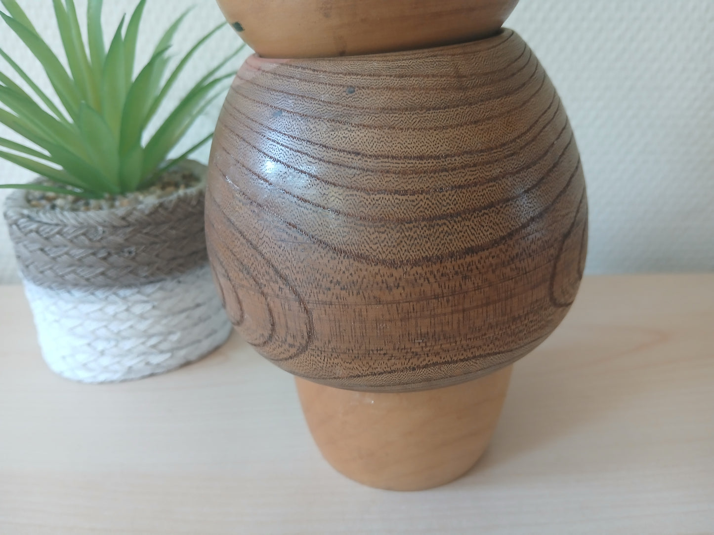 Vintage creative kokeshi by Masao Watanabe (1917-2007)