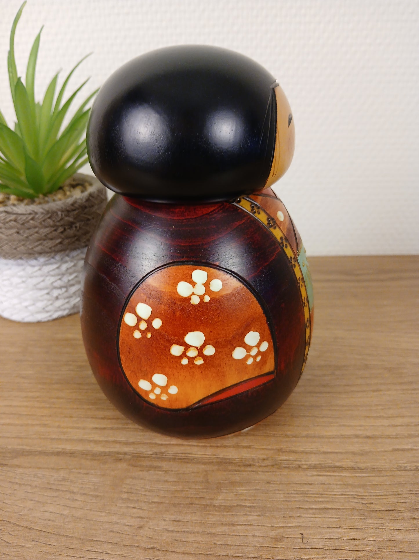 Vintage creative kokeshi by Toshio Sekiguchi (1947-)
