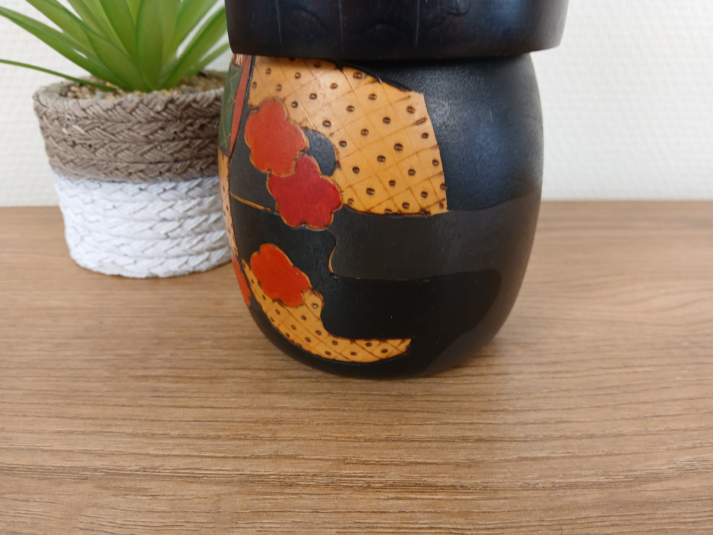 Vintage Gumma kokeshi By Kazuo Takamizawa (1927-)