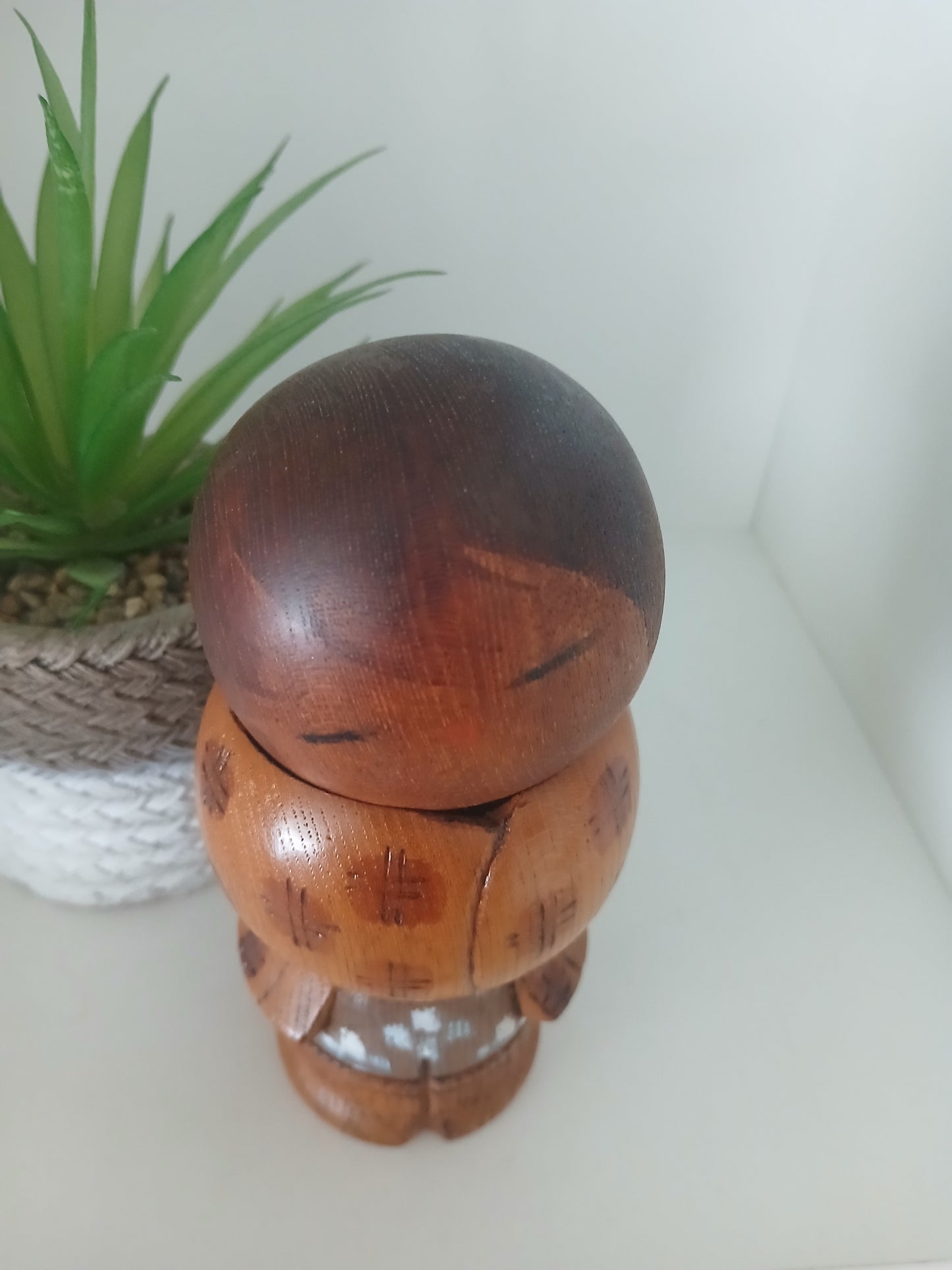 Rare Vintage Sosaku Kokeshi by Aoki Ryoka (1931-)