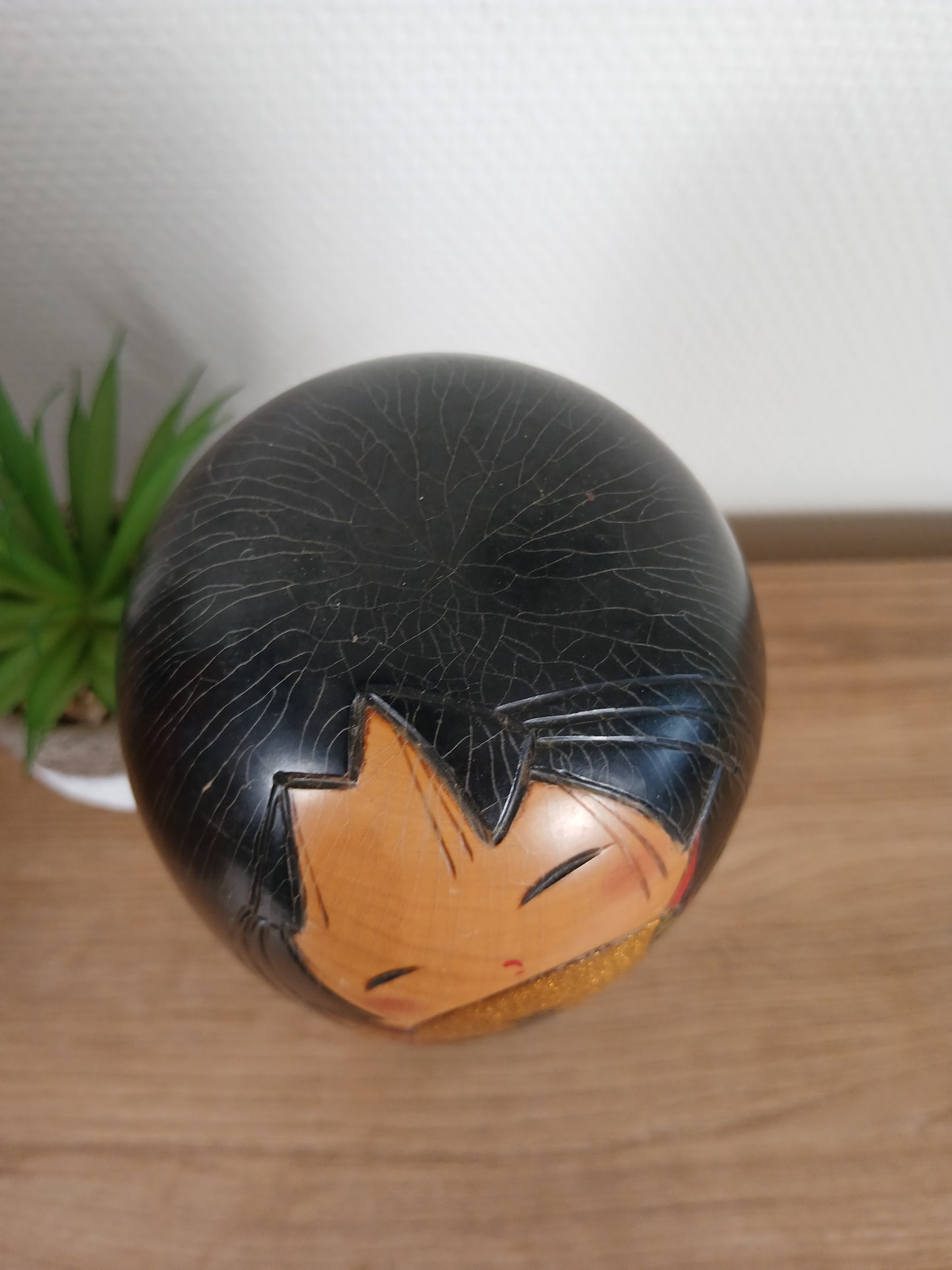 Beautiful creative Kokeshi made by Toshio Sekiguchi (1947-)