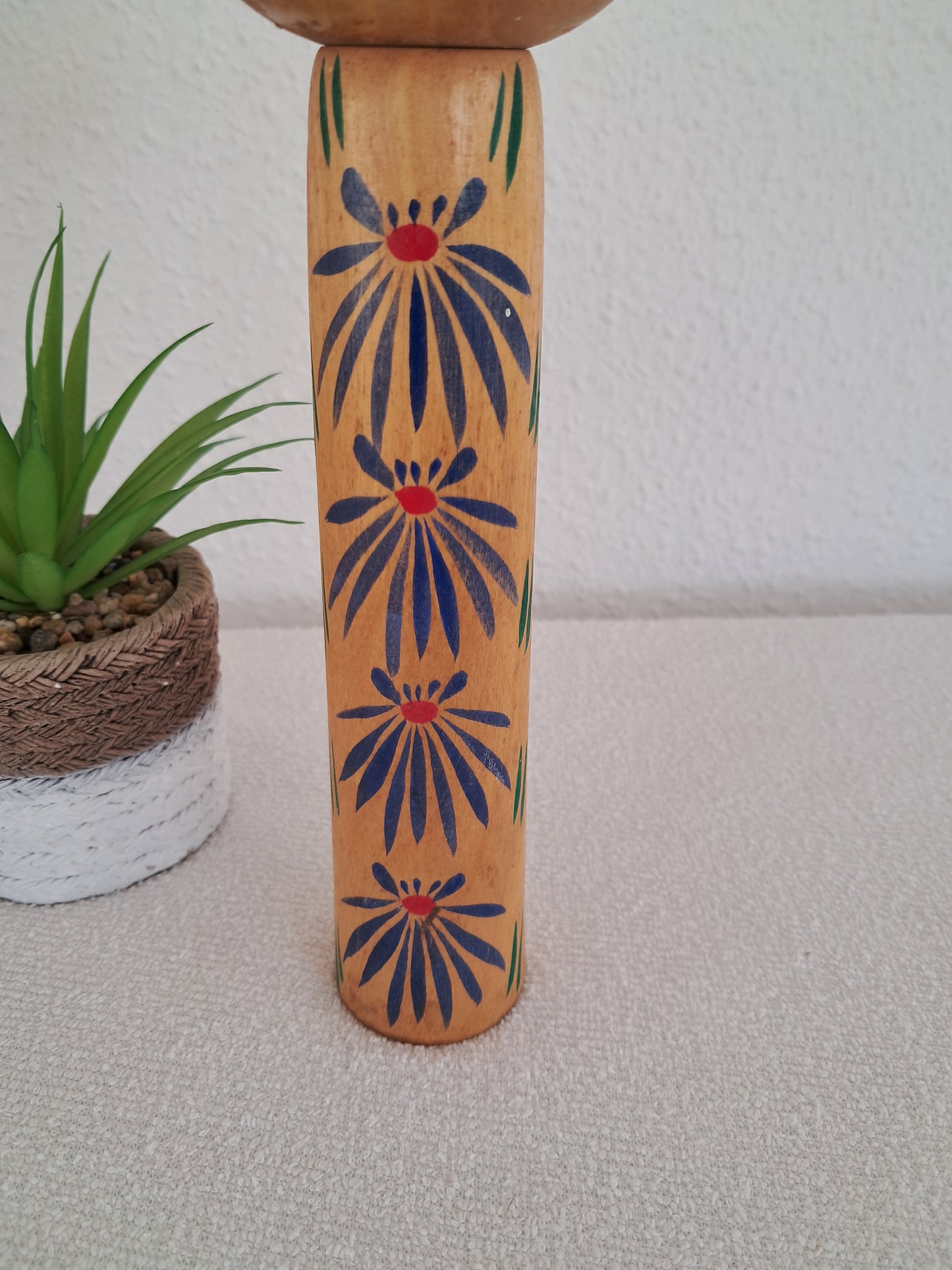 Vintage Traditional kokeshi made by Jiryo Kobo
