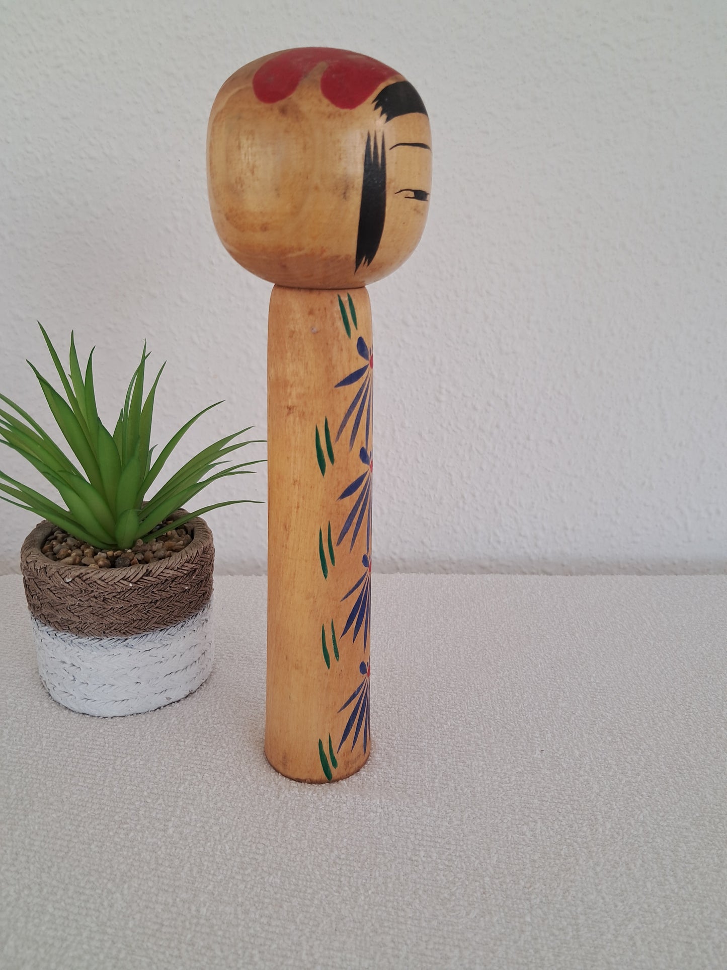 Vintage Traditional kokeshi made by Jiryo Kobo
