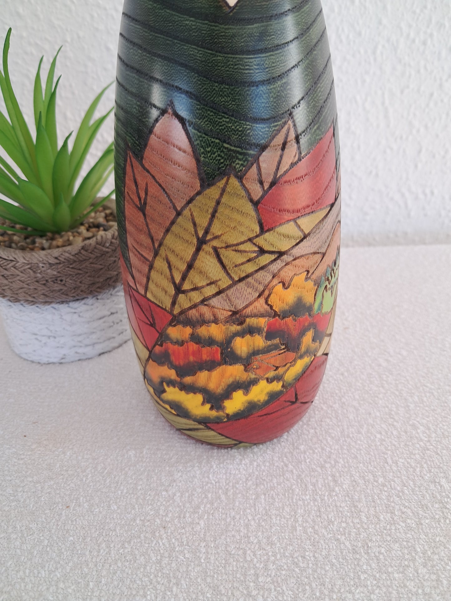 Vintage Sosaku kokeshi made by Usaburo