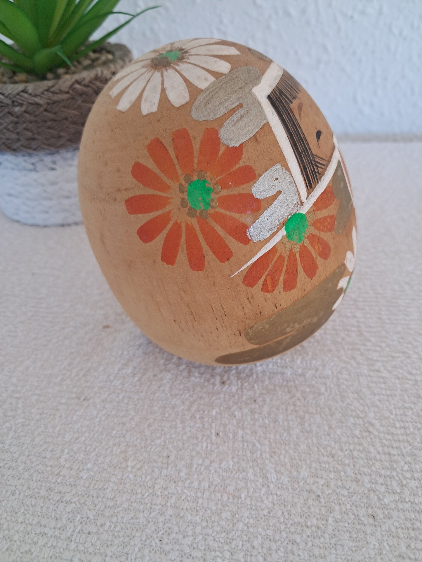 Vintage Sosaku kokeshi made by Aoki Ryoka
