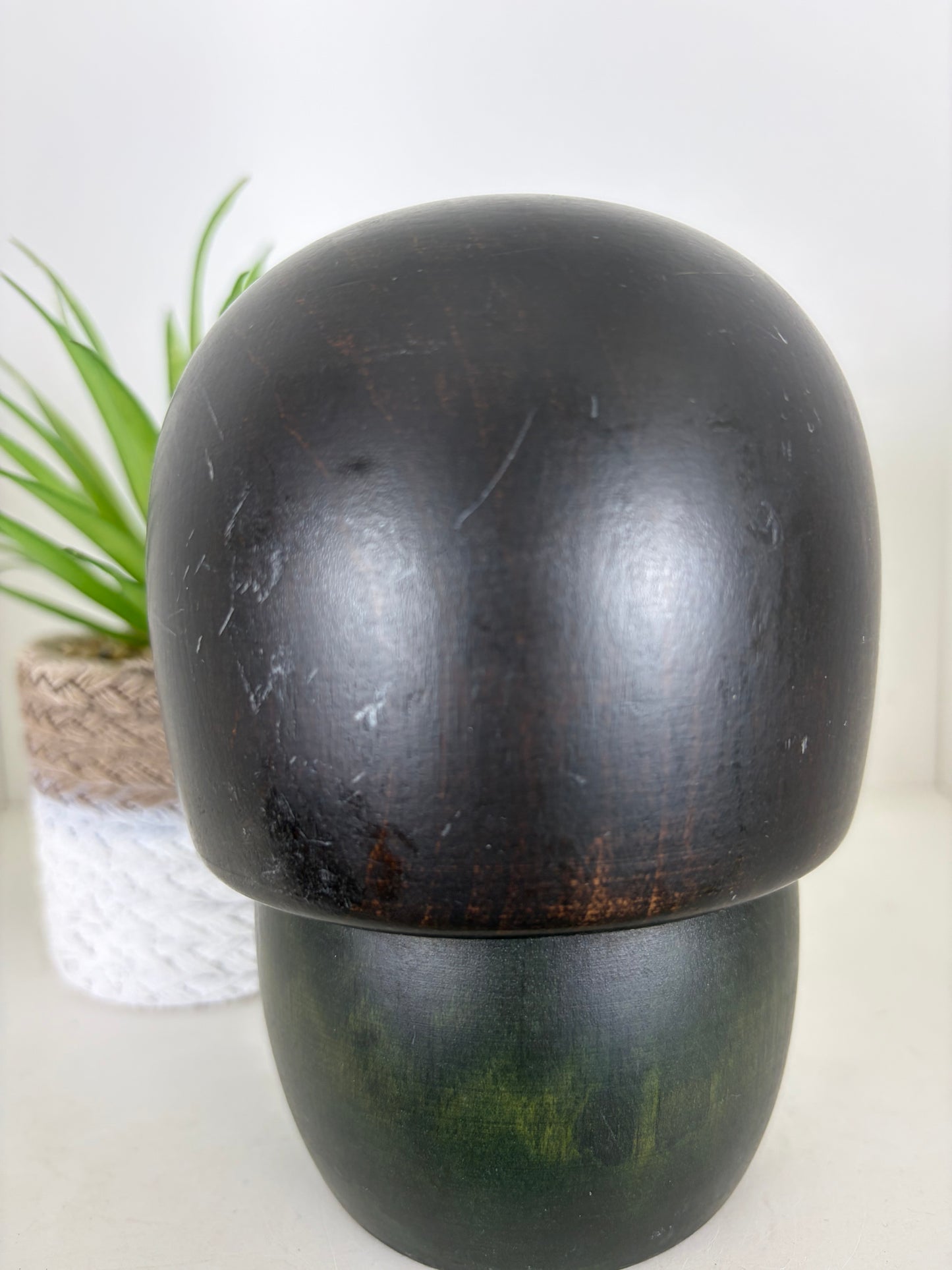 Vintage Sosaku kokeshi by Kato Tatsuo (1940-)