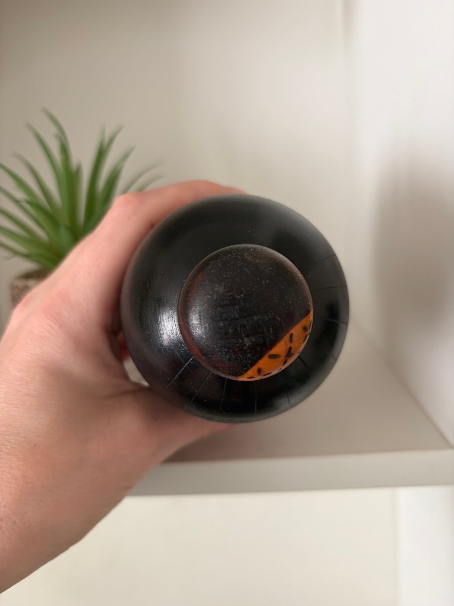 Vintage Gumma kokeshi by Kazuo Takamizawa (1927-)