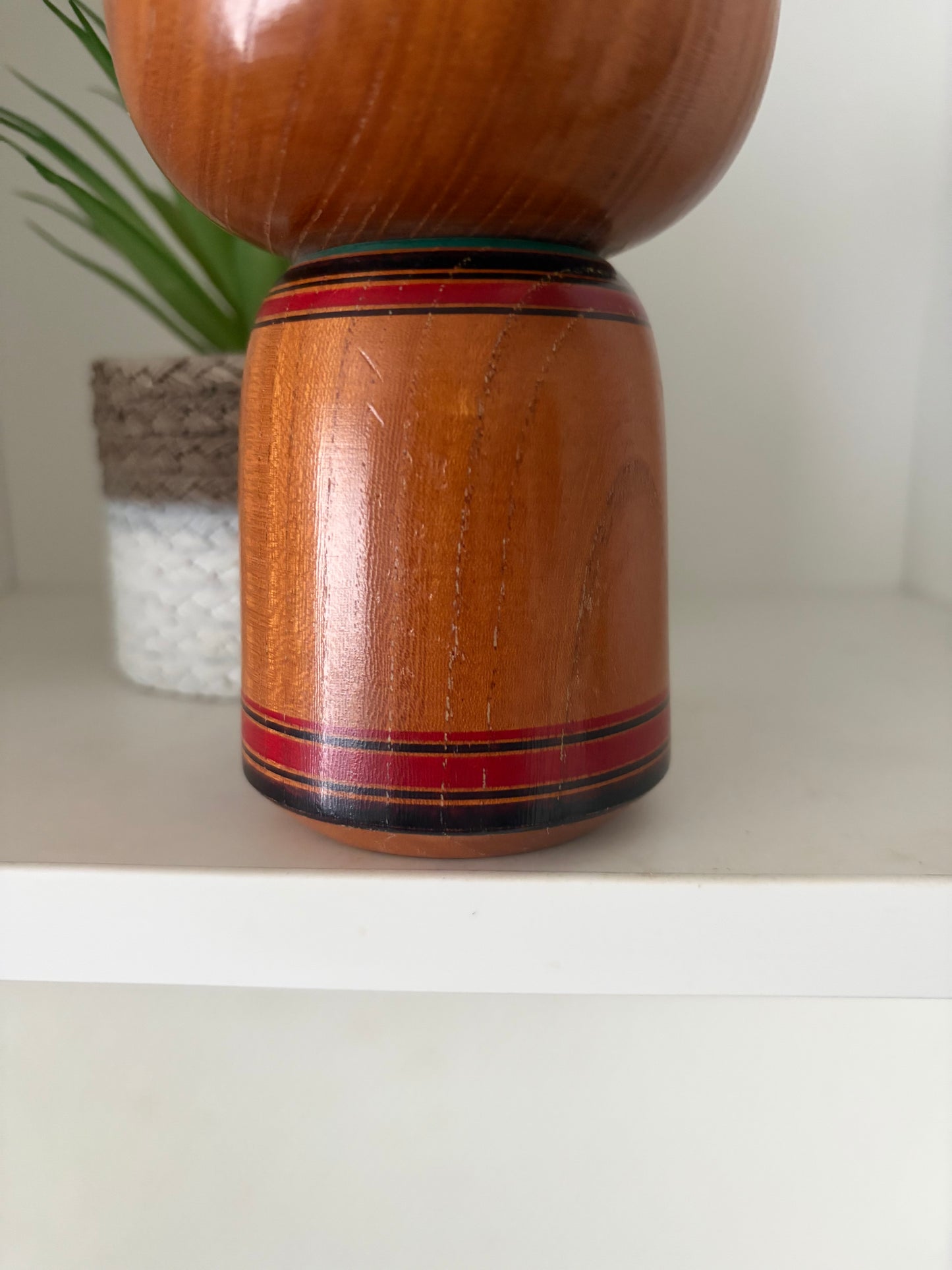 Vintage traditional kokeshi with Daruma
