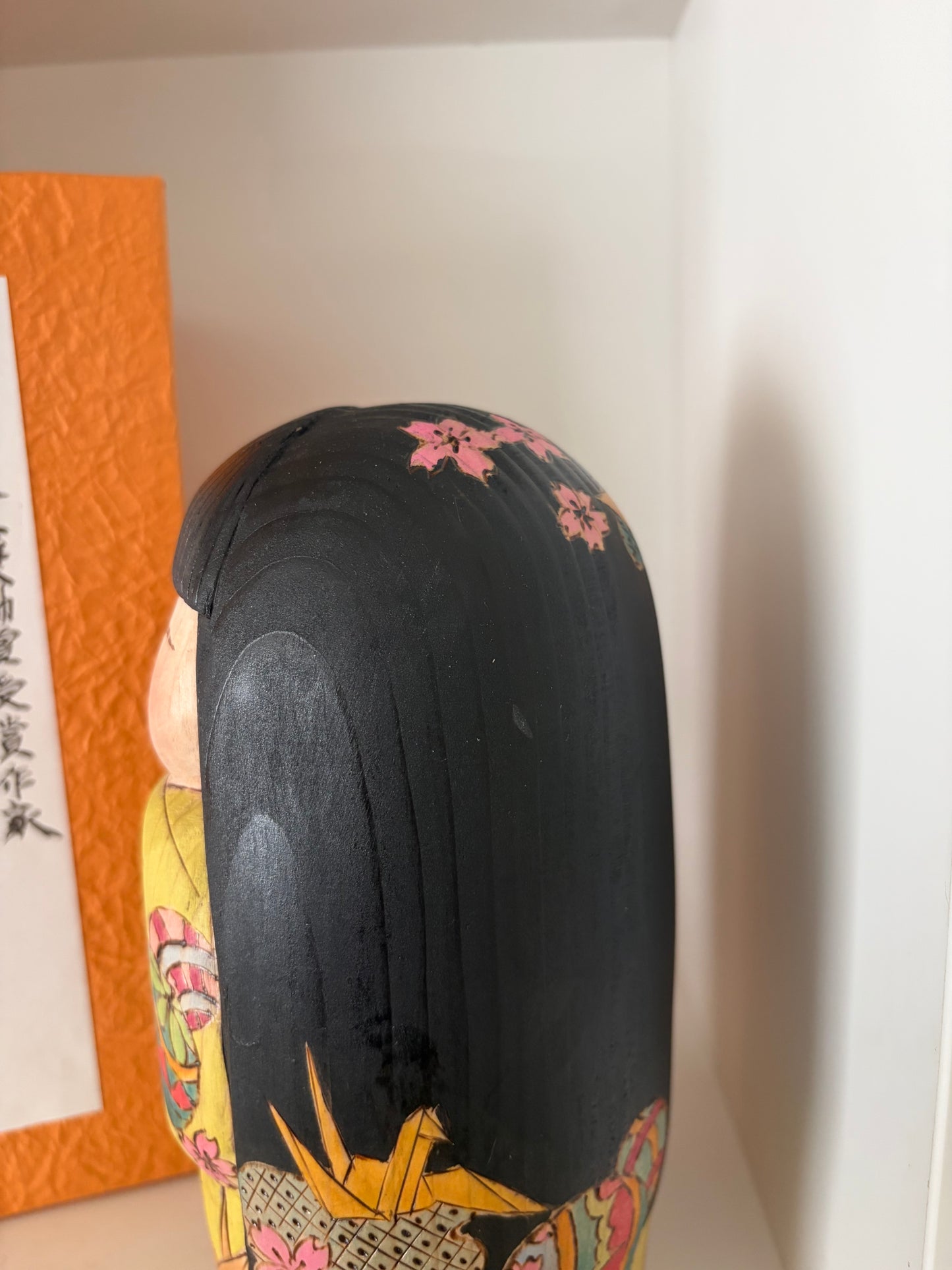 One of a kind kokeshi By Yuko Yamazaki- With box