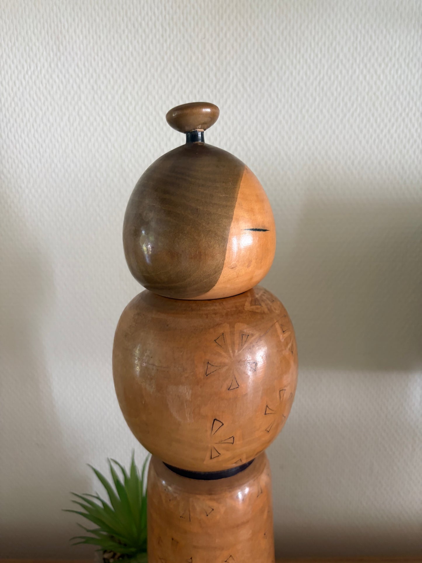 Rare Vintage Creative Kokeshi By Sadao Kishi (1932-1998)- XL 45cm