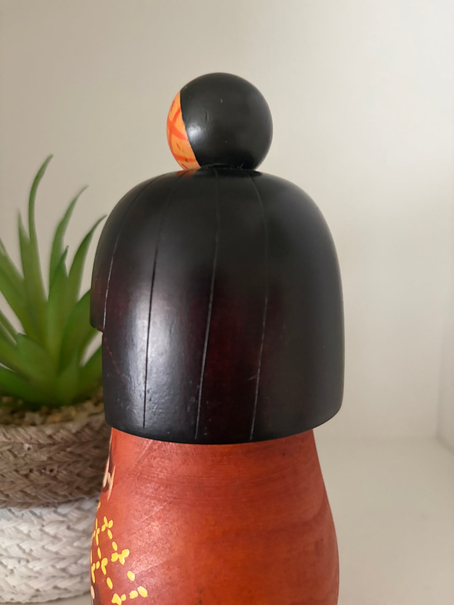 Vintage Gumma Kokeshi By Kazuo Takamizawa (1927-)