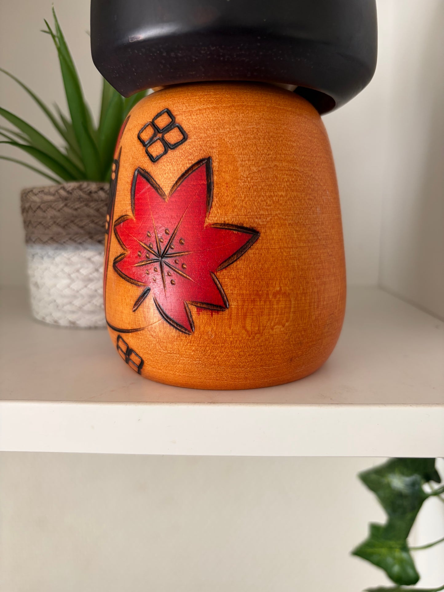 Vintage Gumma kokeshi by Masae Fujikawa (1942-2015)