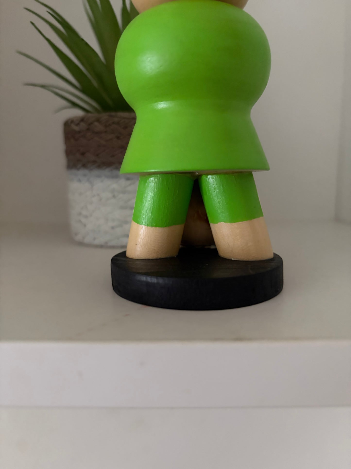 Vintage Sosaku kokeshi by Aoki Ryoka (1931-)