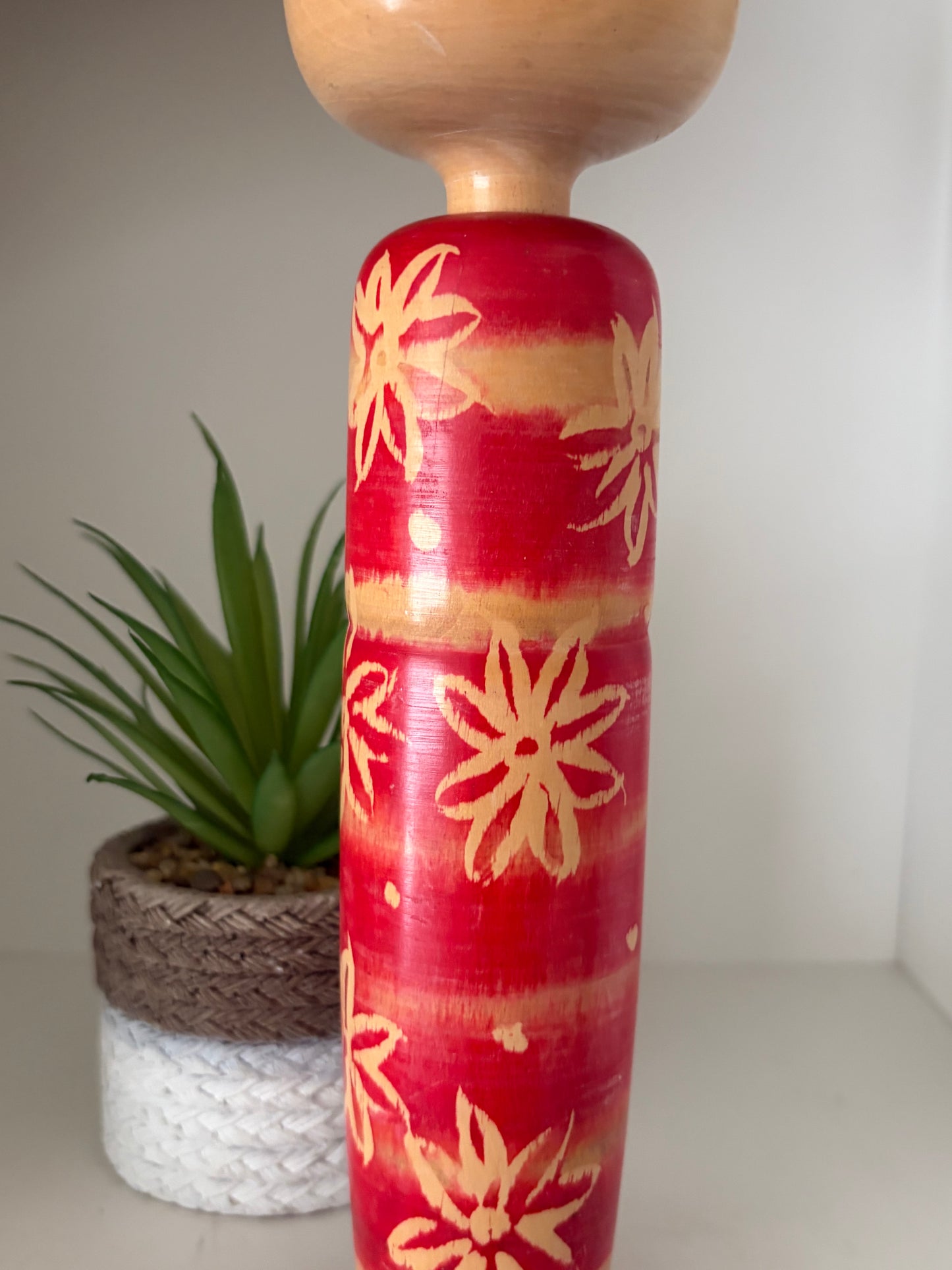 Rare Vintage Creative Kokeshi By Kahei Katase (1922-2015)