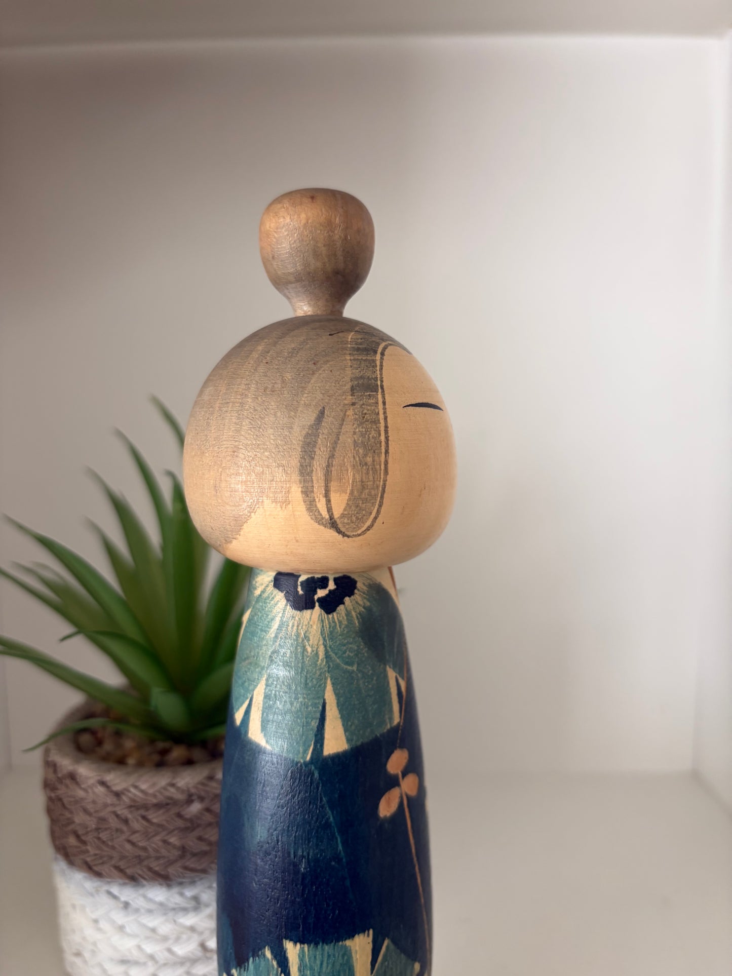 Vintage creative kokeshi by Issetsu Kuribayashi (1924-2011)