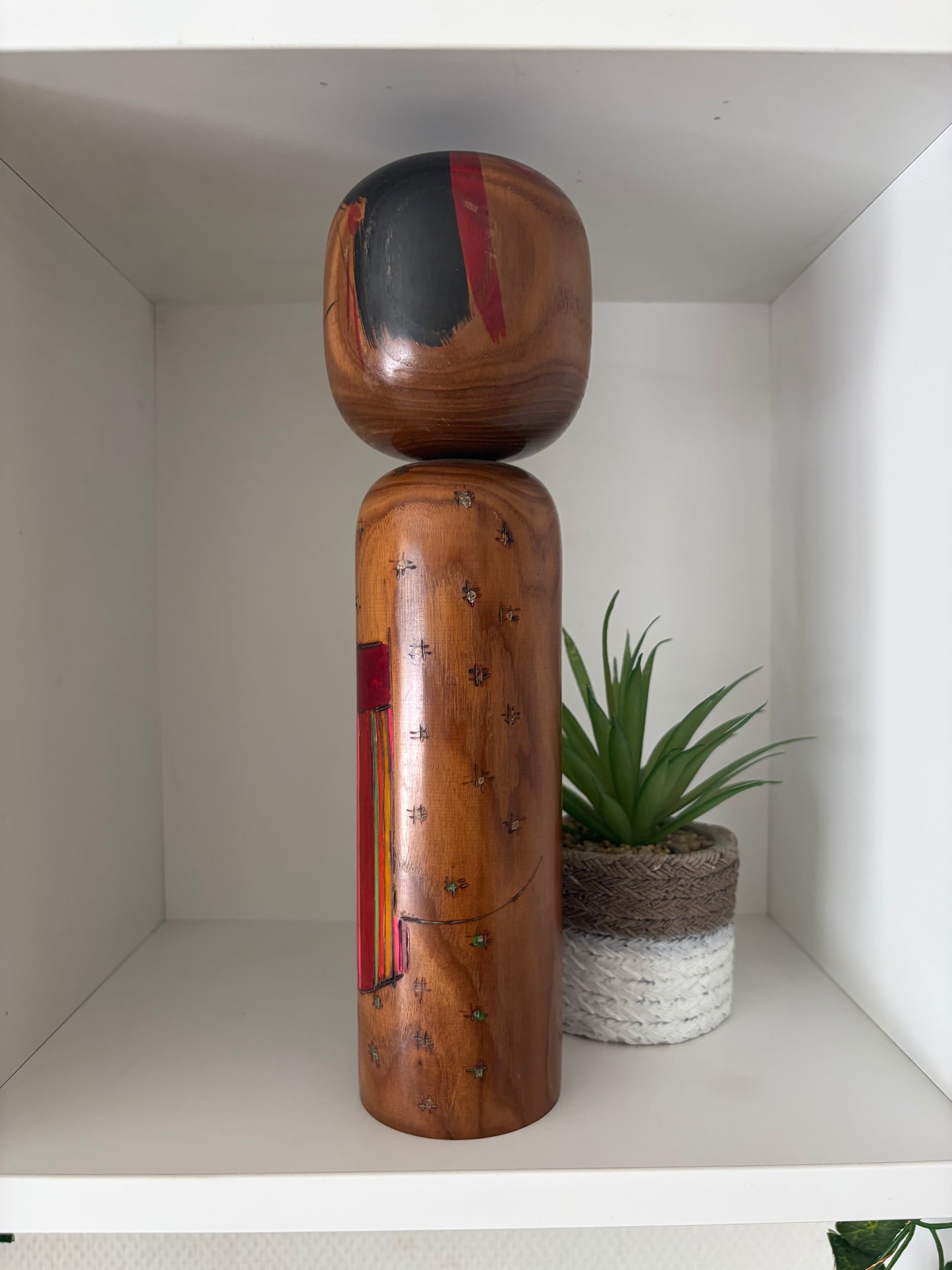 Vintage Creative Kokeshi By Takahashi Akinori (1957-)