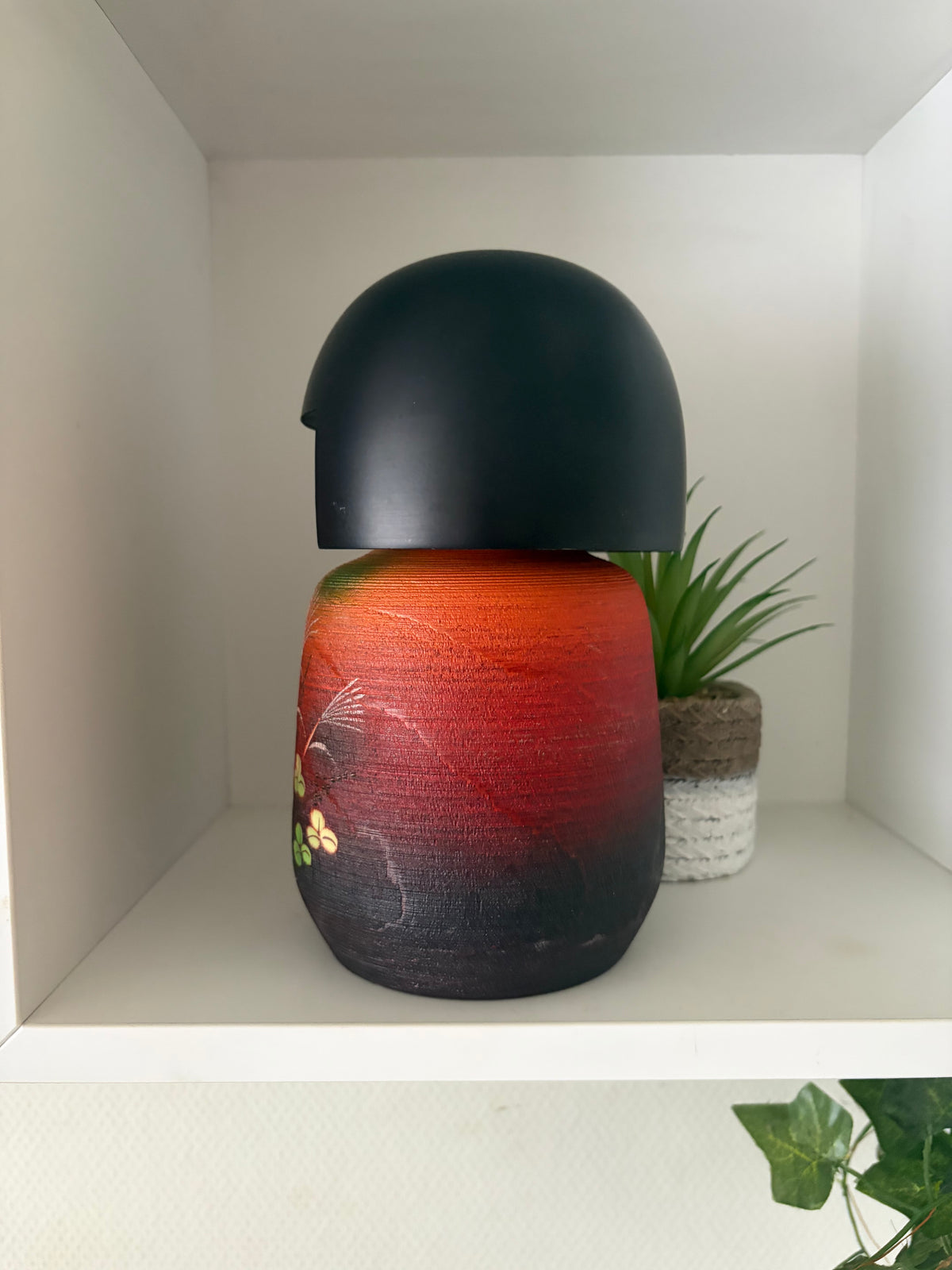 Vintage Gumma kokeshi by Fujikawa Masae (1942-2015)