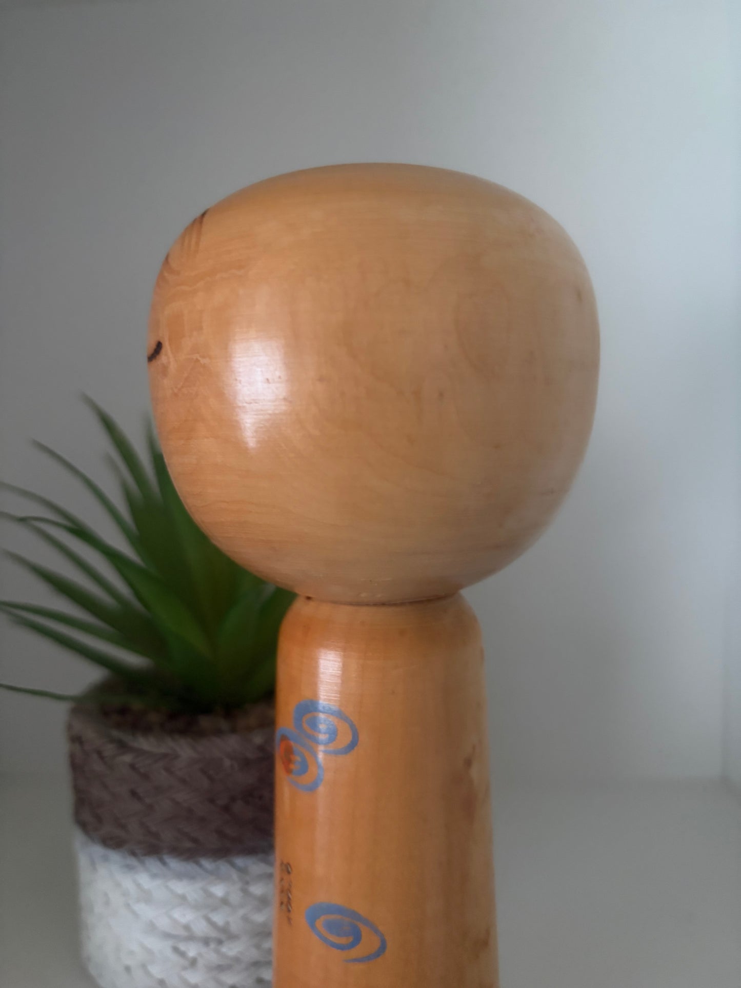 Rare vintage Sosaku kokeshi by Yuji Kawase (1938-)