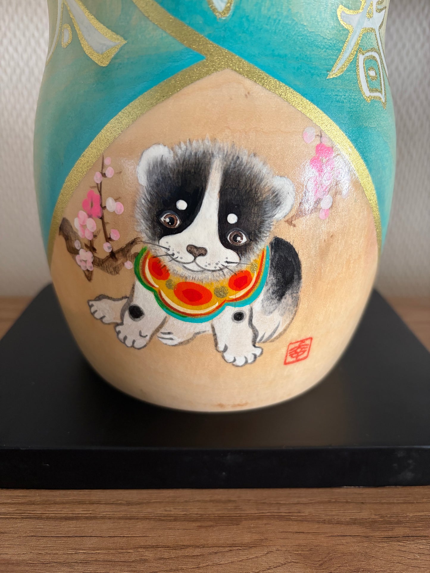Vintage Sosaku kokeshi by Sato Kouson