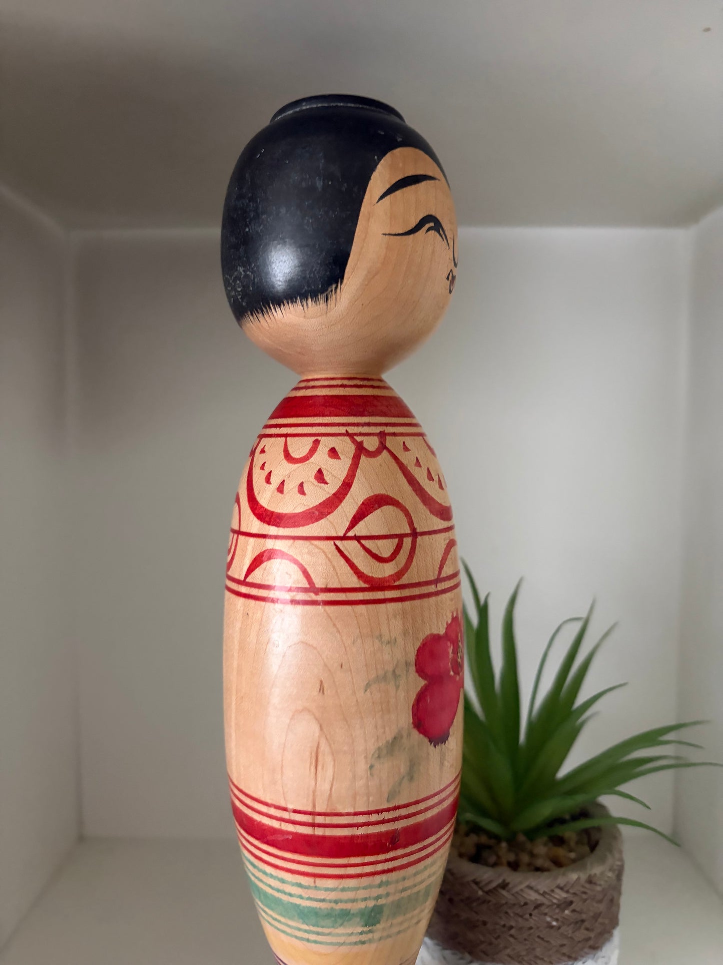 Vintage Tsugaro Kokeshi by Okuse Tetsunori (1940-1992)