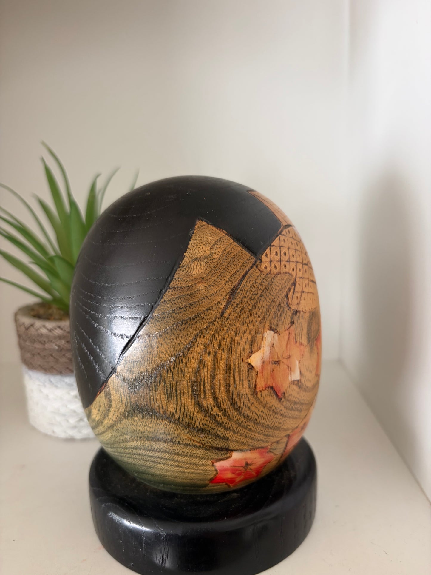 Vintage creative kokeshi by Hajime Miyashita(1940-)