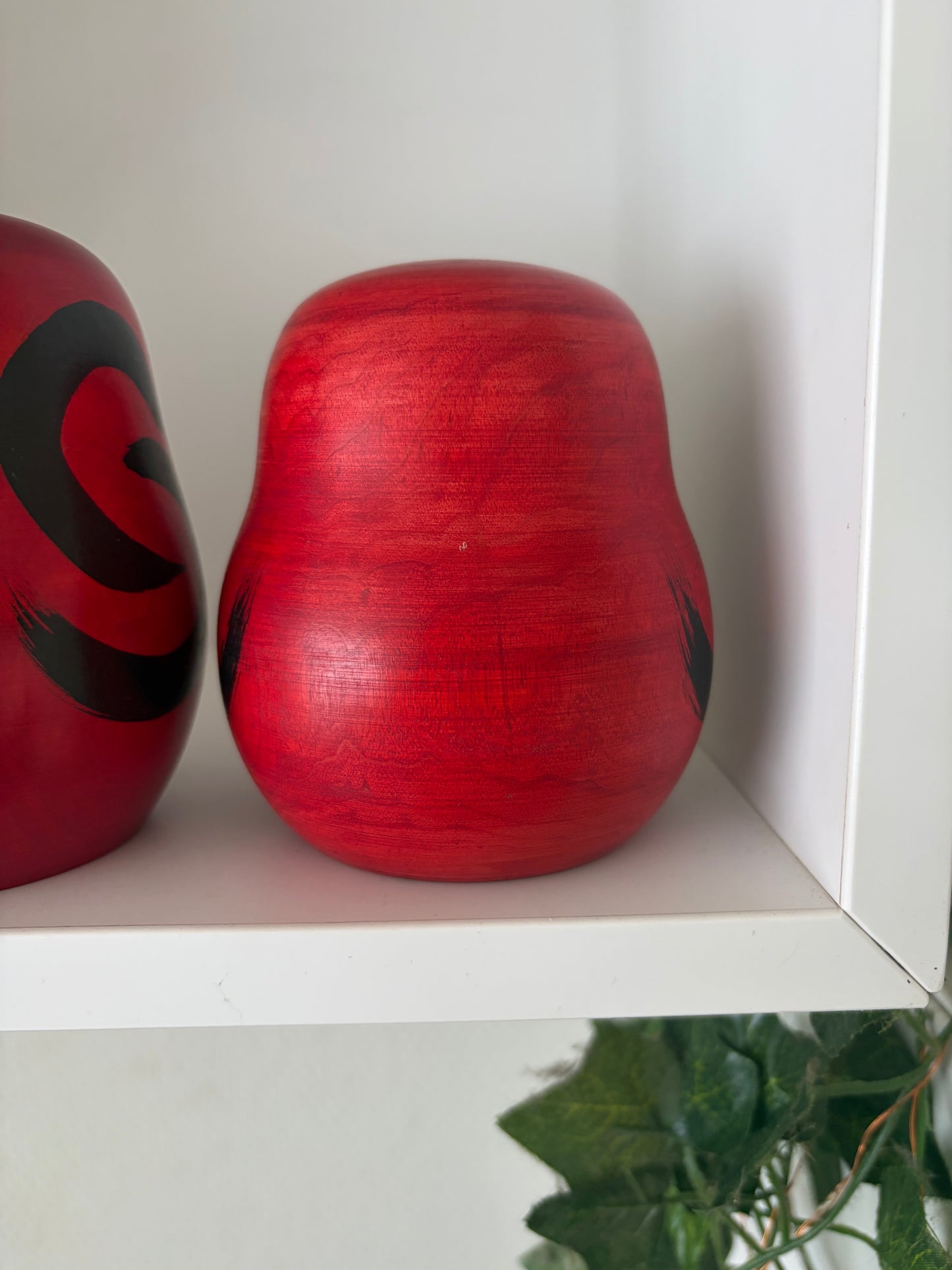 Complete first edition collection of 10 Daruma kokeshi by the Sony Family Club